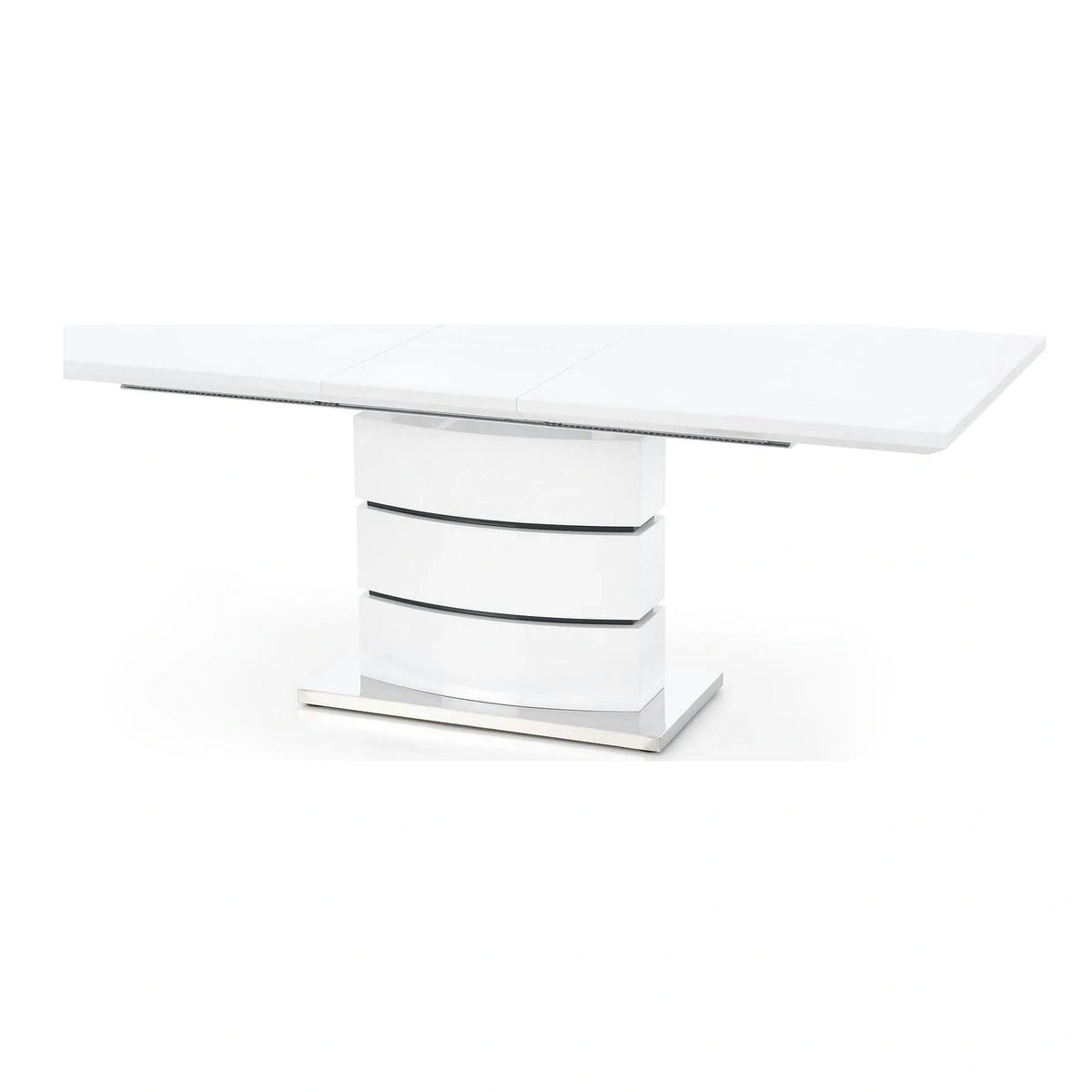 Masa living extensibila NOBEL, alb, 160/200x90x75 cm