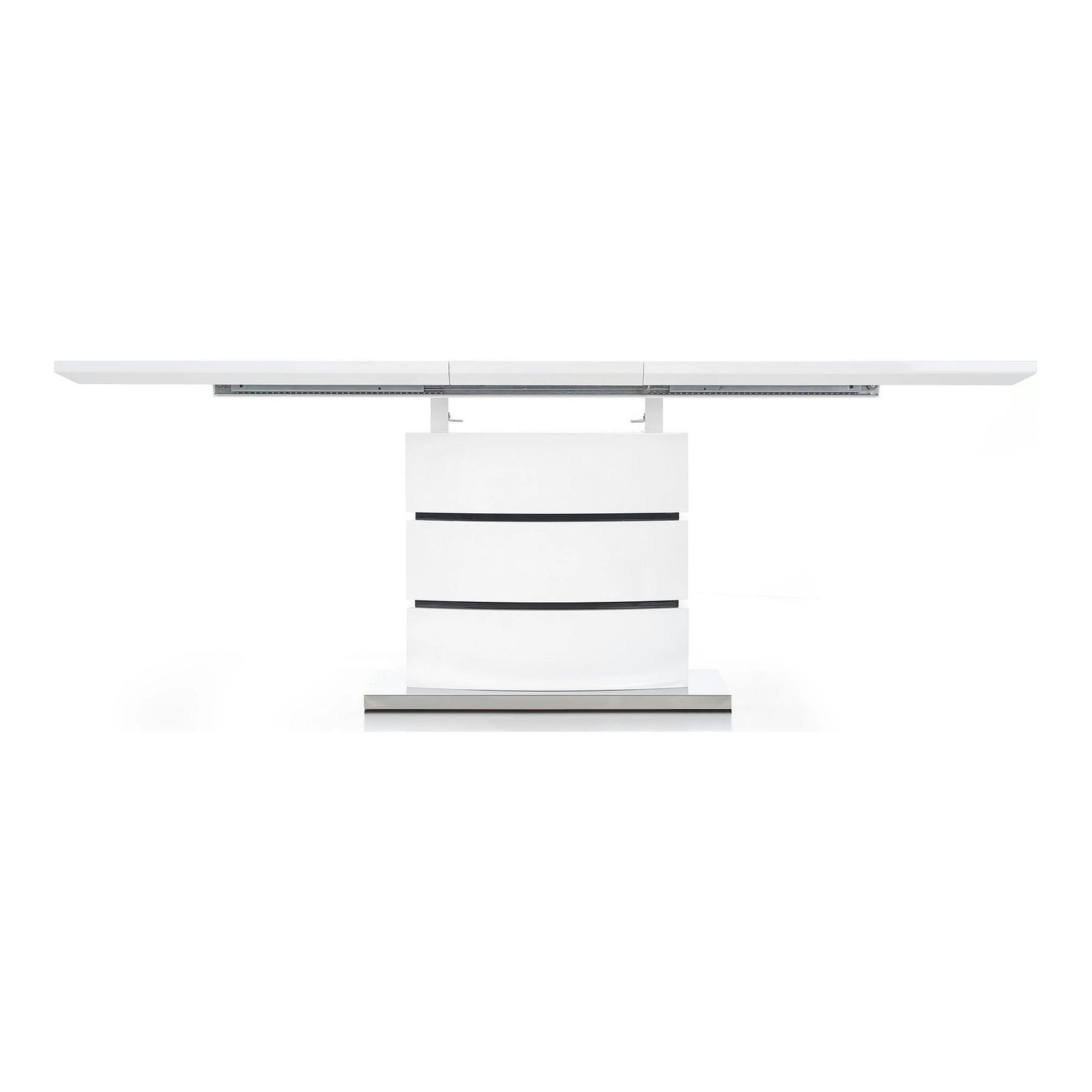 Masa living extensibila NOBEL, alb, 160/200x90x75 cm