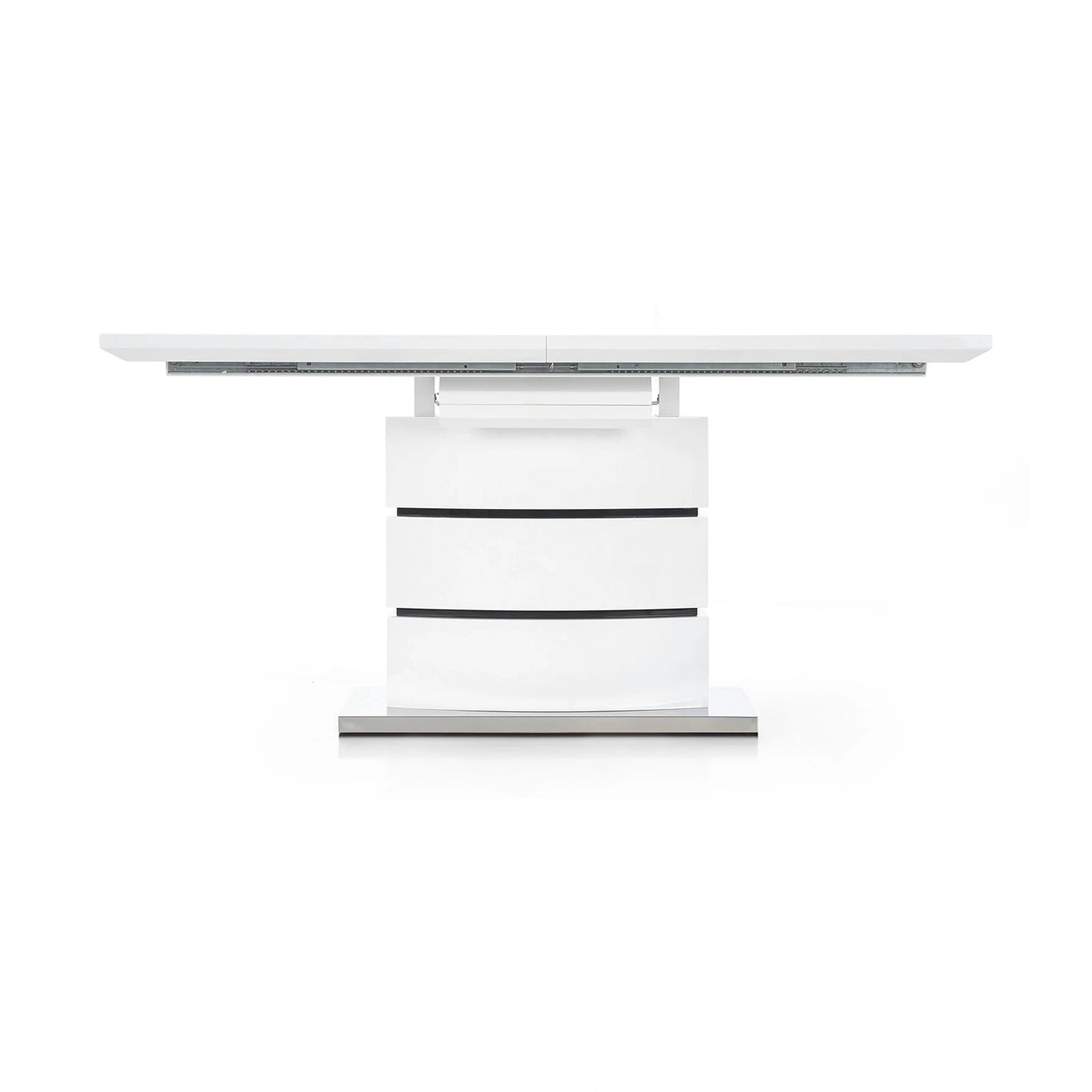 Masa living extensibila NOBEL, alb, 160/200x90x75 cm