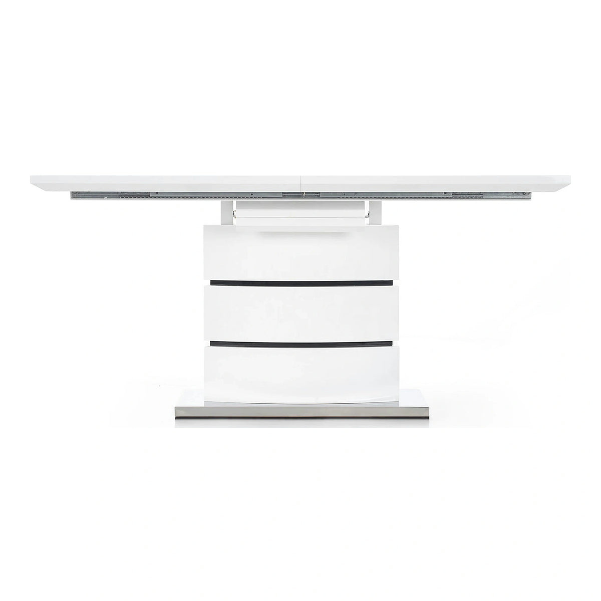Masa living extensibila NOBEL, alb, 160/200x90x75 cm