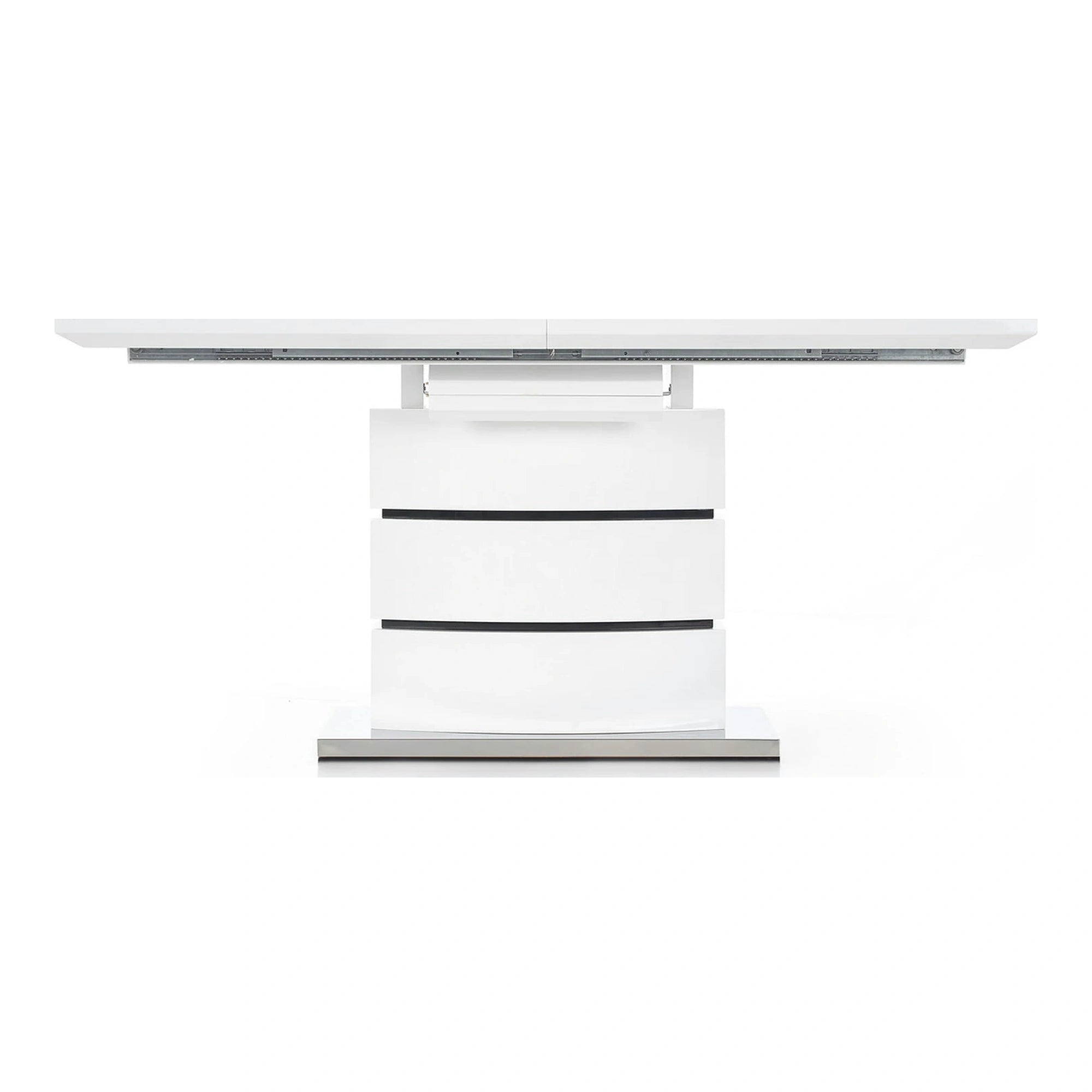 Masa living extensibila NOBEL, alb, 160/200x90x75 cm
