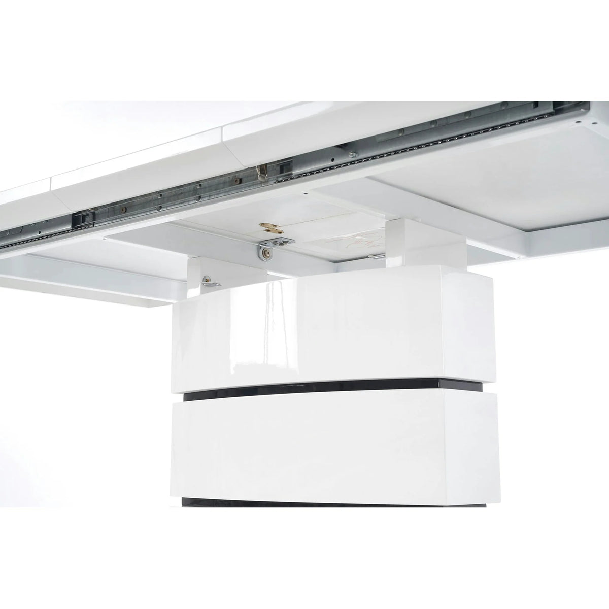 Masa living extensibila NOBEL, alb, 160/200x90x75 cm