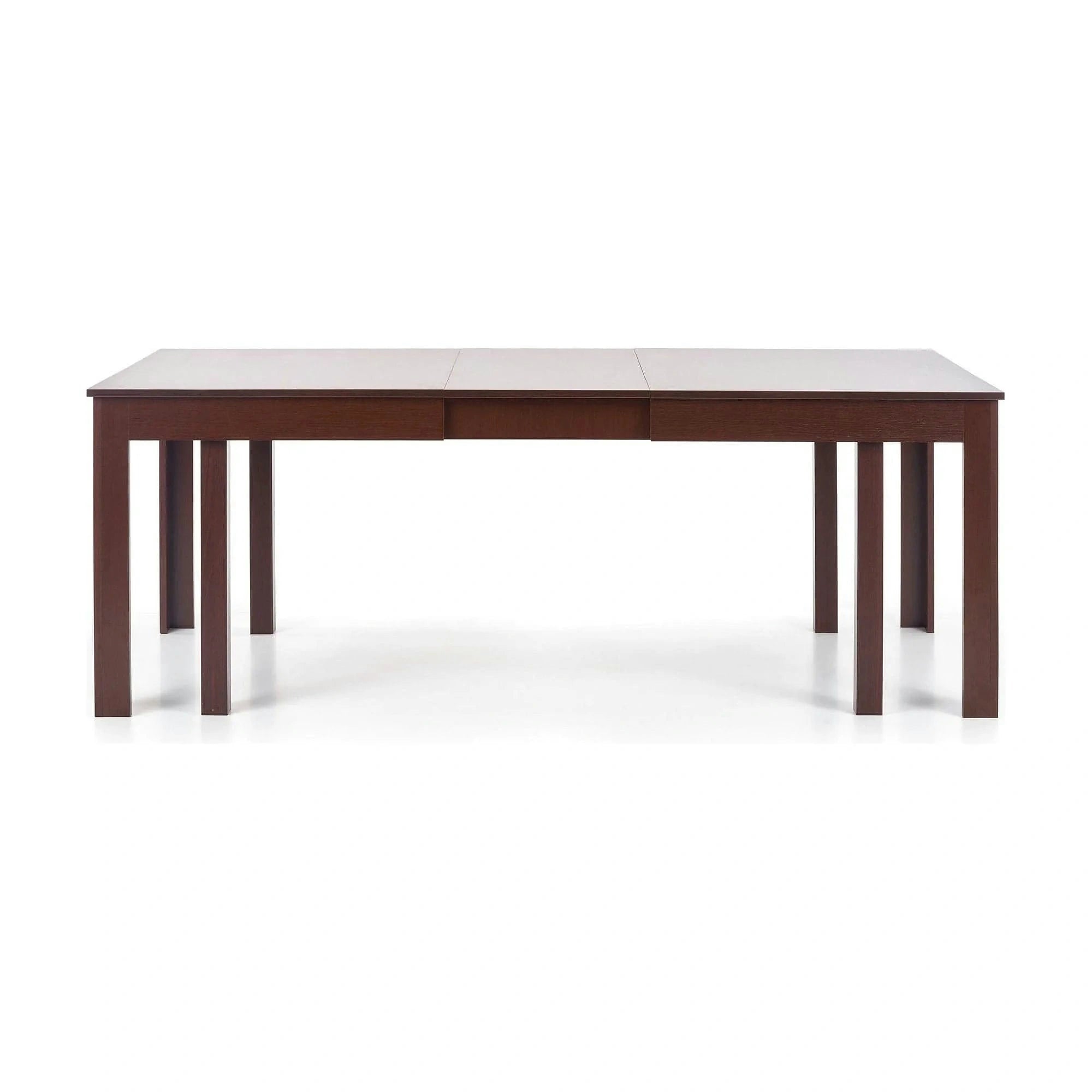 Masa living SEWERYN, nuc inchis, PAL, 160/300x90x76 cm