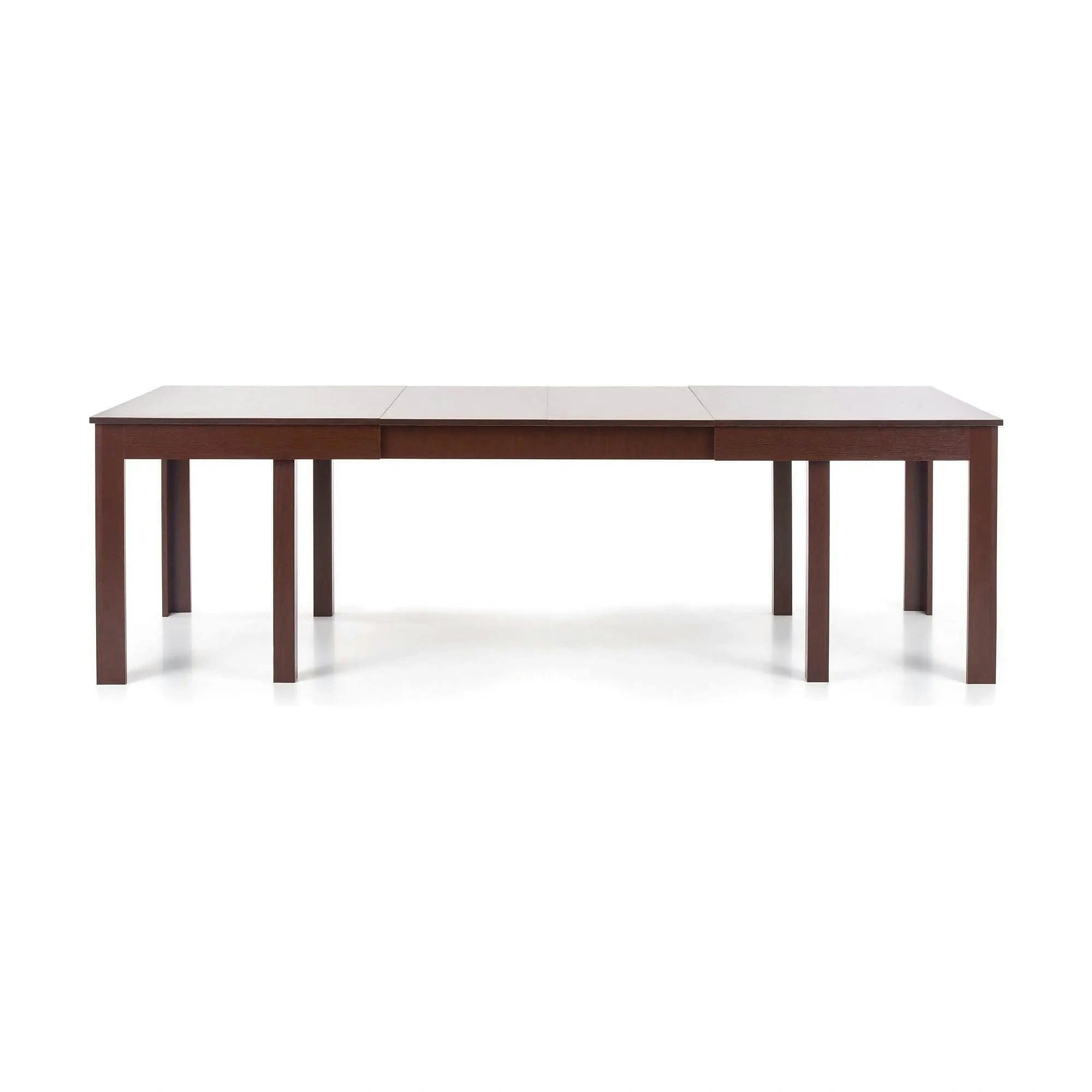 Masa living SEWERYN, nuc inchis, PAL, 160/300x90x76 cm