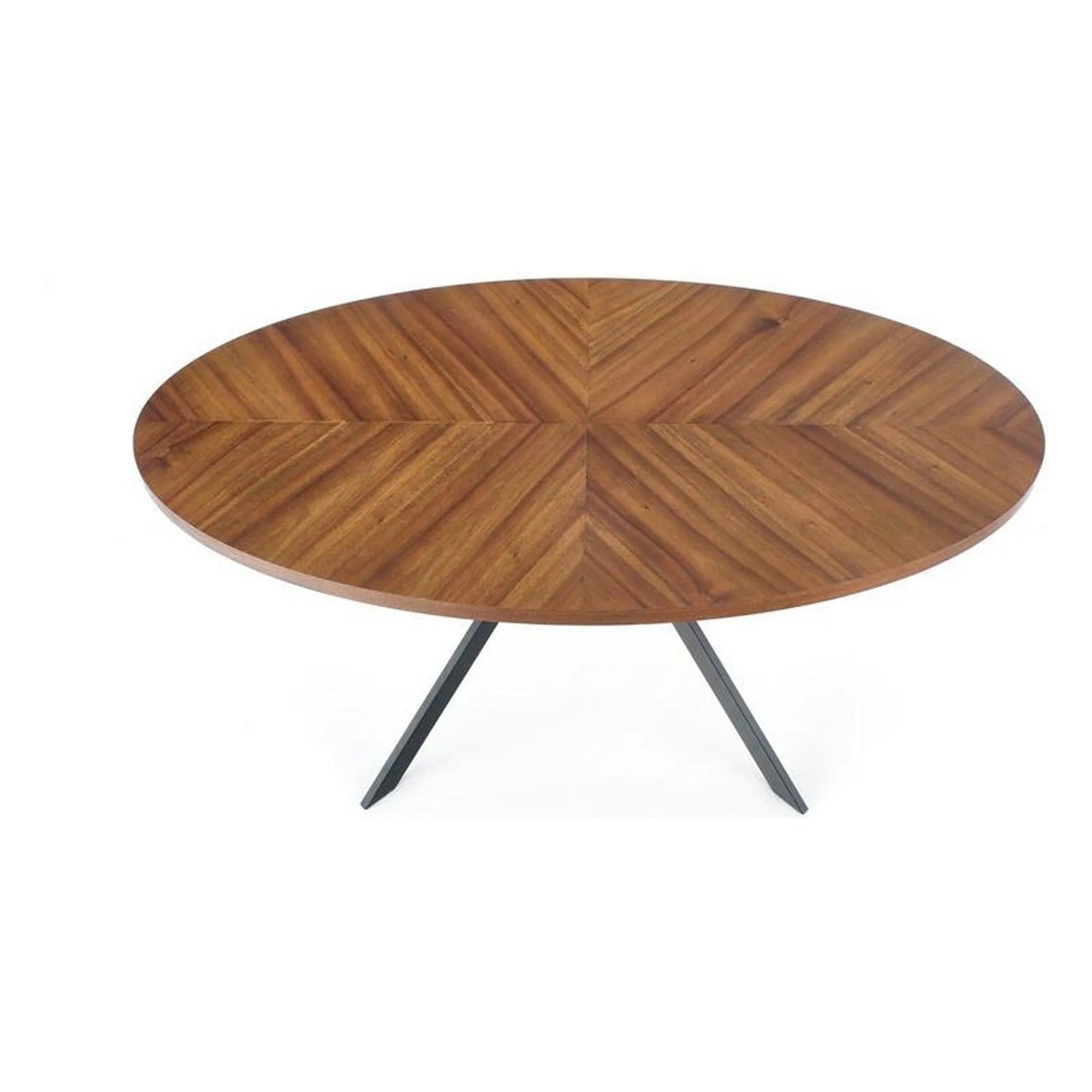 Masa LOCARNO, nuc/negru, 170x90x76 cm