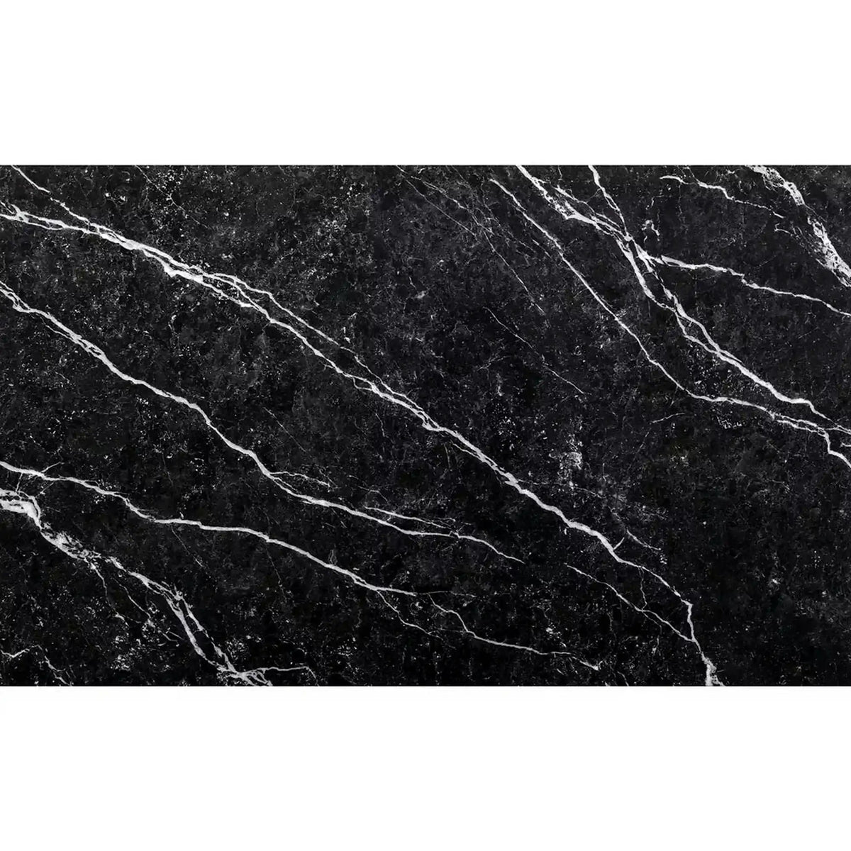 Masa MARIO, negru cu efect de marmura, 100x60x75 cm