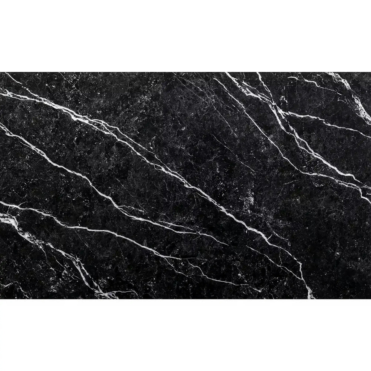 Masa MARIO, negru cu efect de marmura, 100x60x75 cm