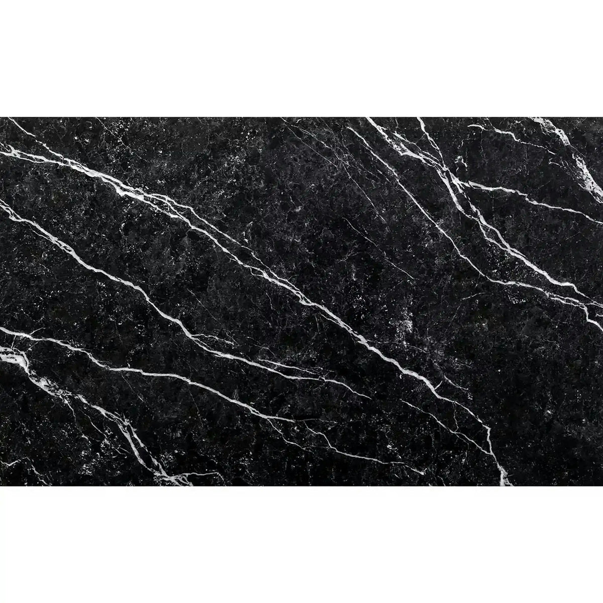 Masa MARIO, negru cu efect de marmura, 100x60x75 cm