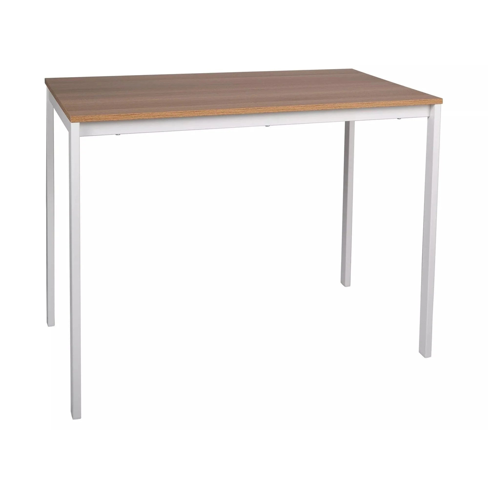Masa MARIO, stejar/alb, PAL/metal, 100x60x75 cm