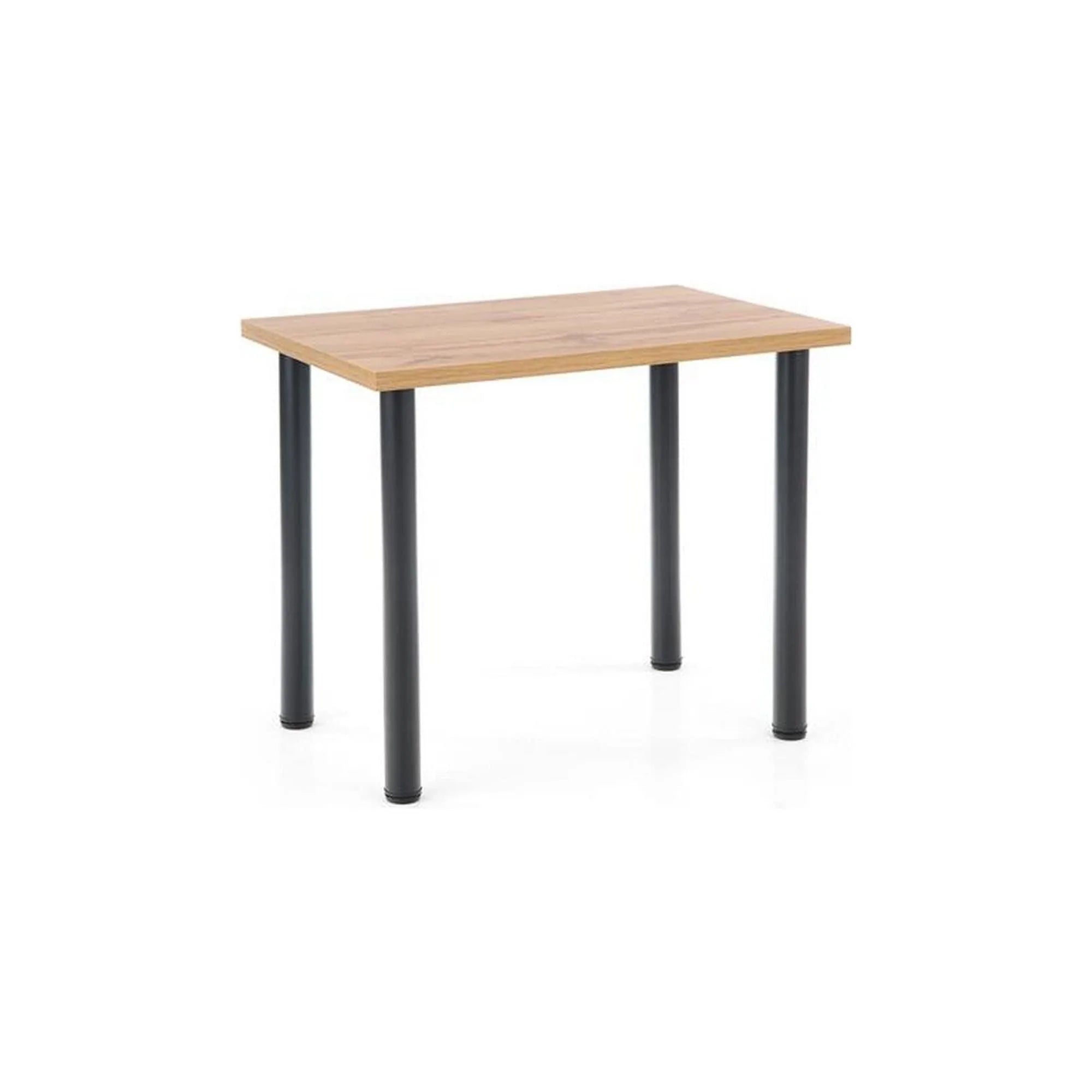 Masa MODEX 2, stejar/negru, PAL/otel, 90x60x75 cm