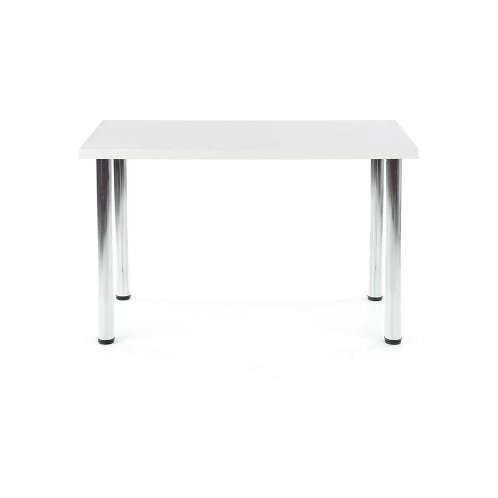 Masa MODEX, alb/crom, PAL/otel, 120x68x75 cm