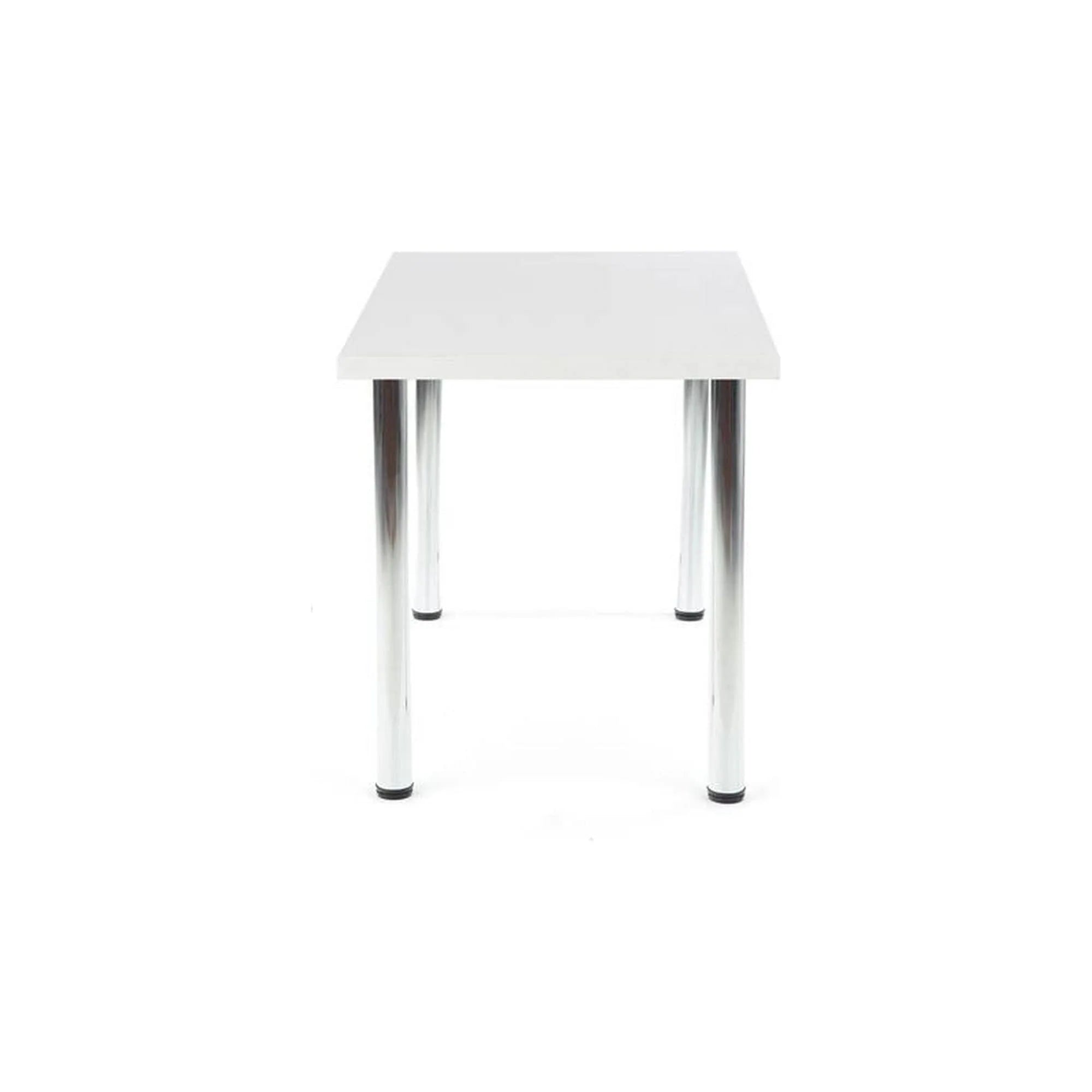 Masa MODEX, alb/crom, PAL/otel, 120x68x75 cm