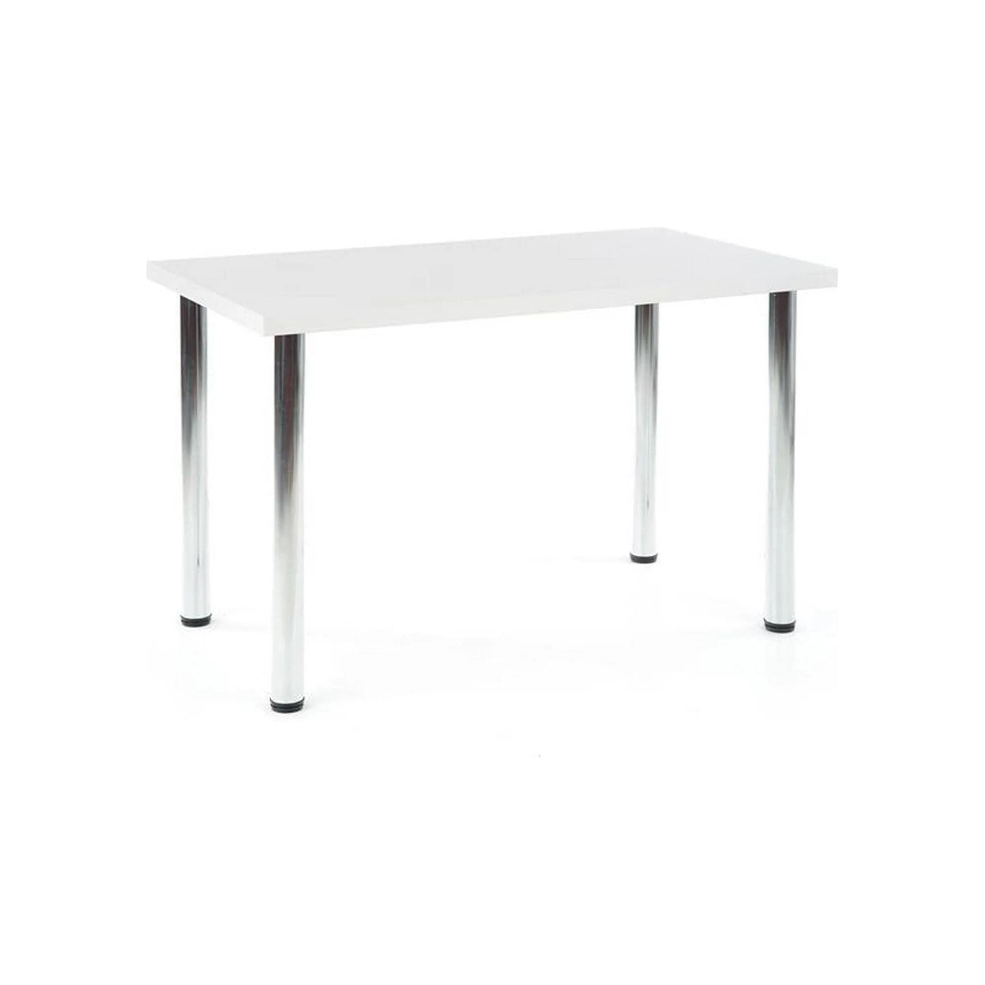 Masa MODEX, alb/crom, PAL/otel, 120x68x75 cm
