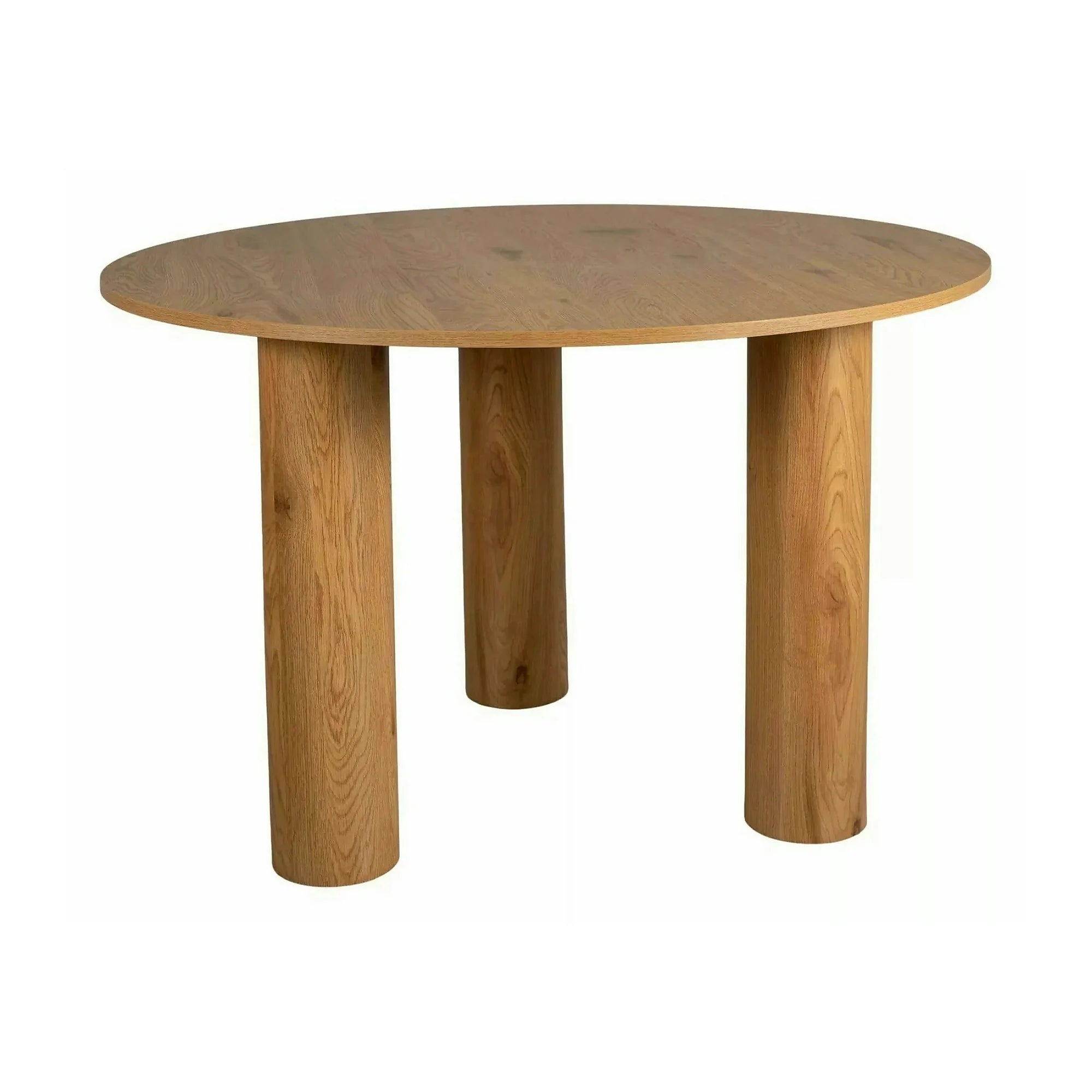 Masă MONTANA, stejar, furnir/MDF, Ø120x76 cm
