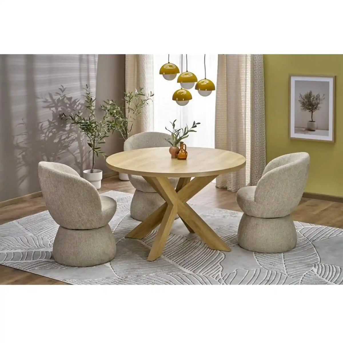 Masa MORUS, stejar, 120x75 cm