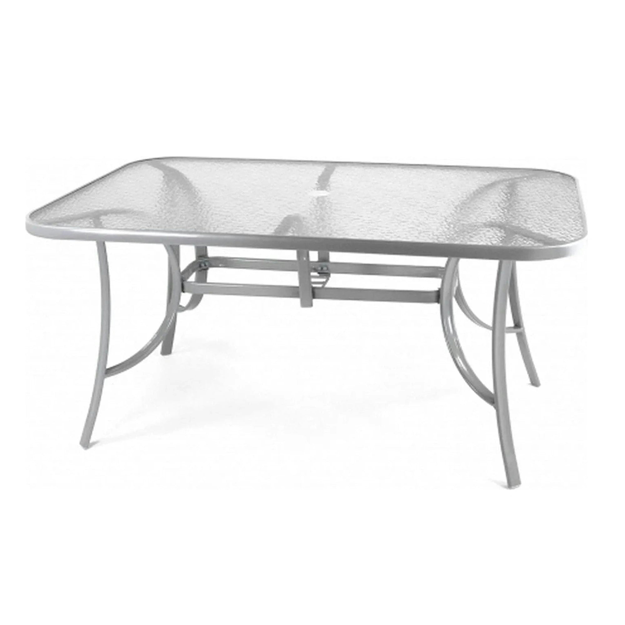Masa MOSLER, sticla/metal, 150x90x72 cm