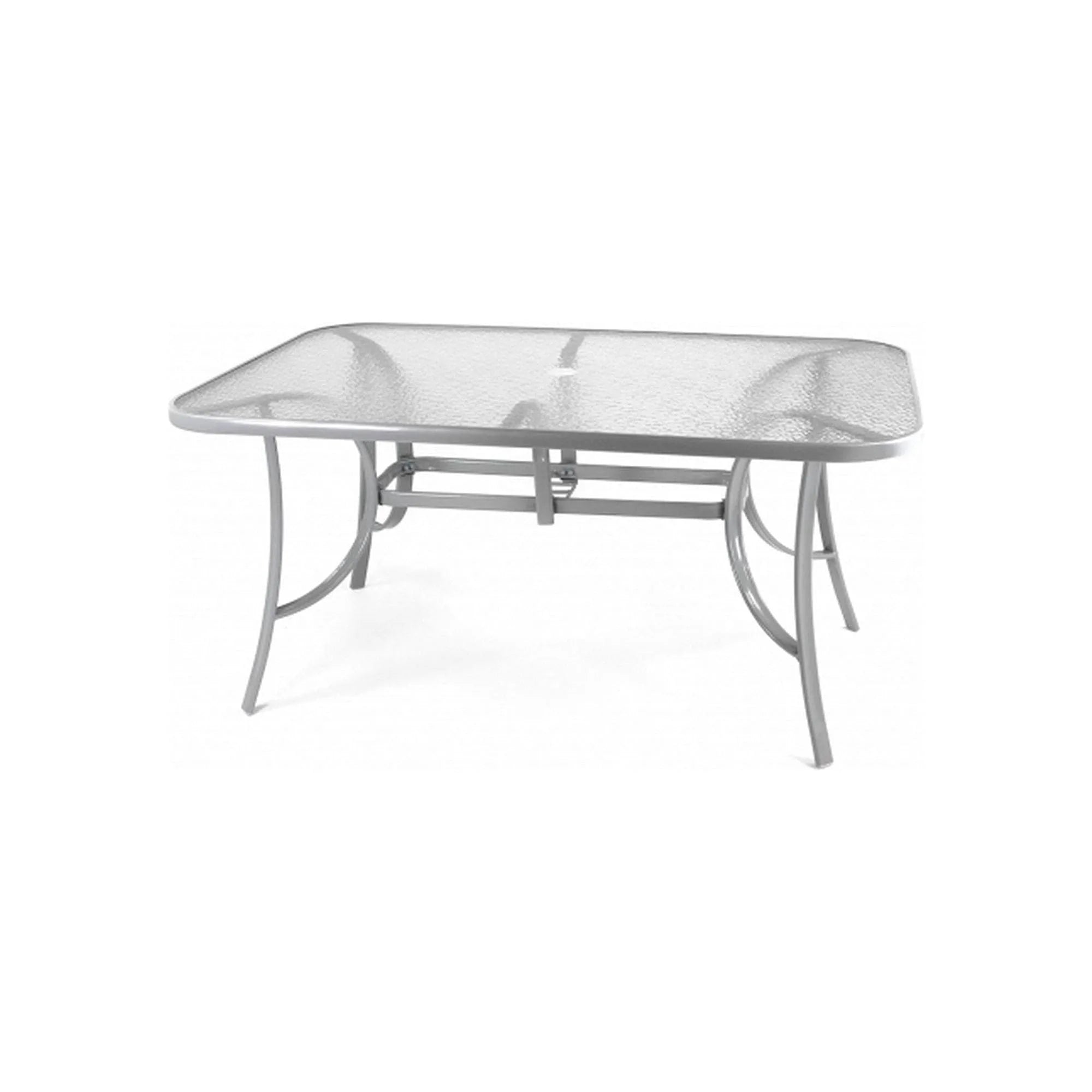 Masa MOSLER, sticla/metal, 150x90x72 cm