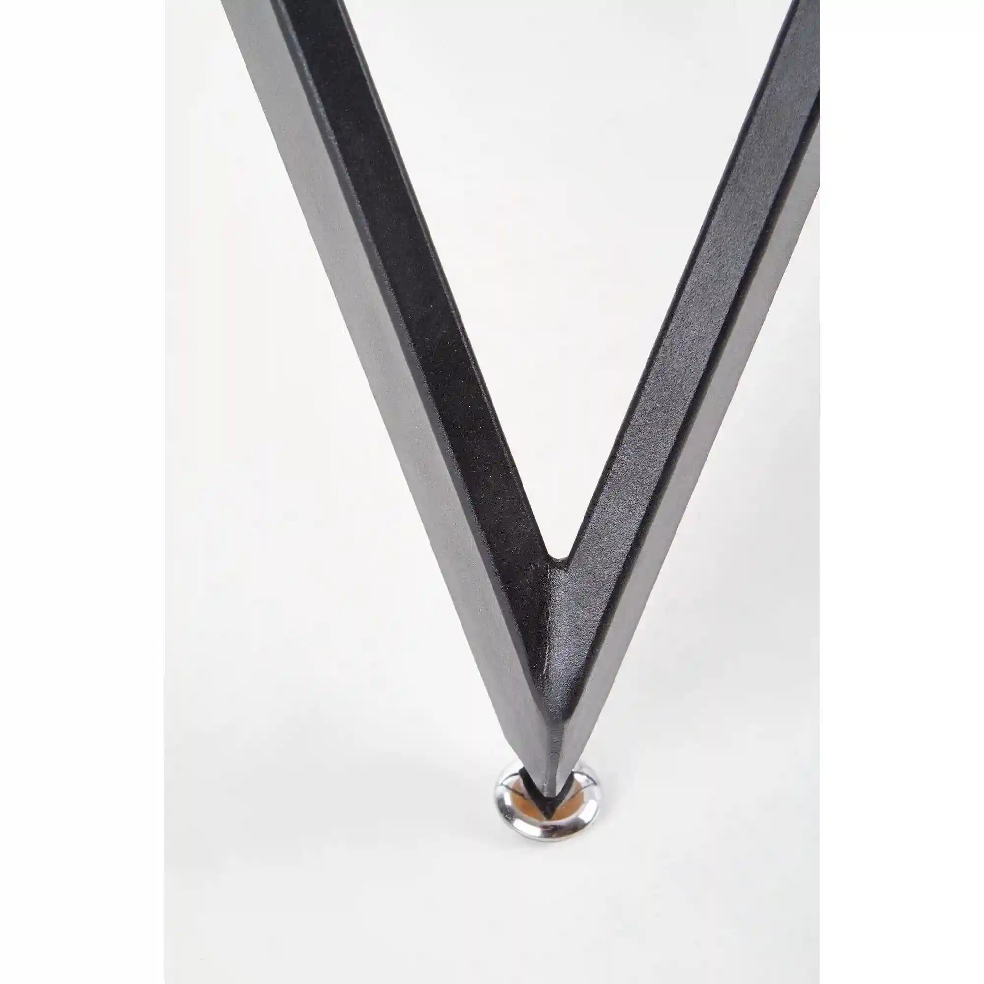 Masa MOZAMBIK, stejar auriu/negru, 120x75 cm