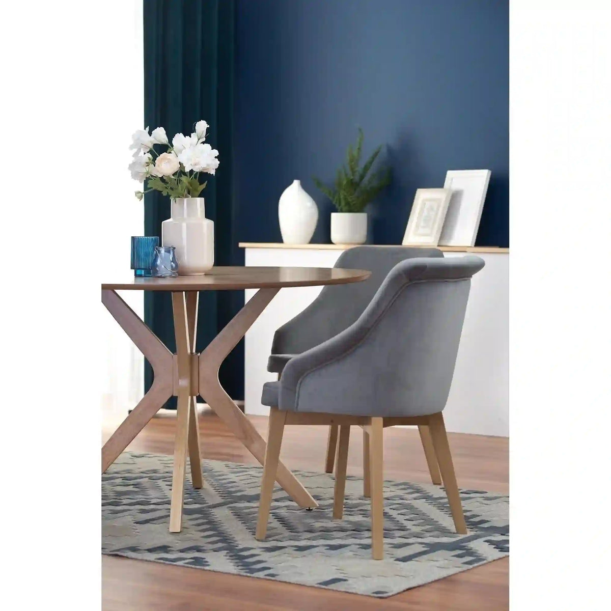 Masa NICOLAS, stejar auriu, 120x77 cm