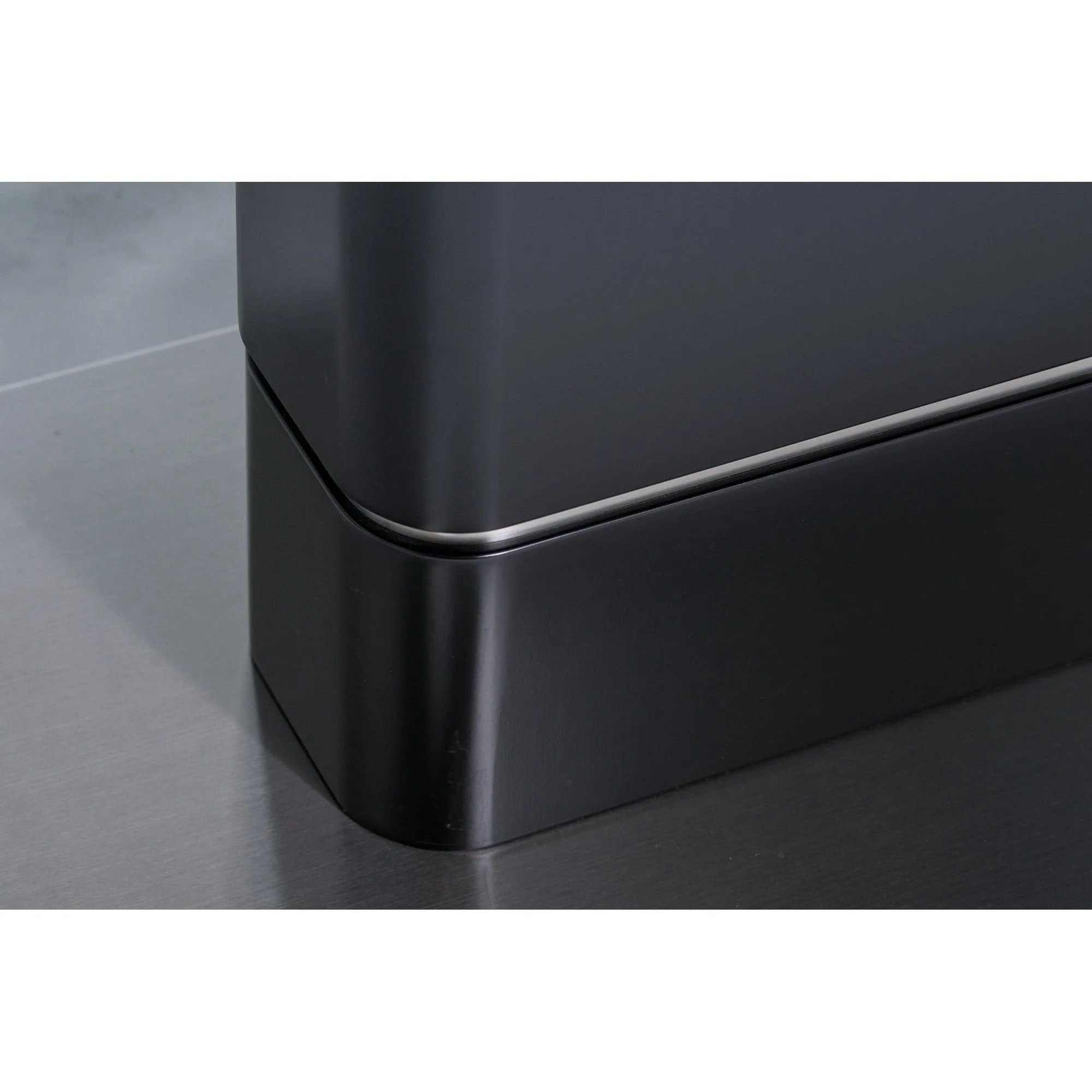 Masa PALLAS, gri cu efect de marmura/negru, 160/210x90x76 cm