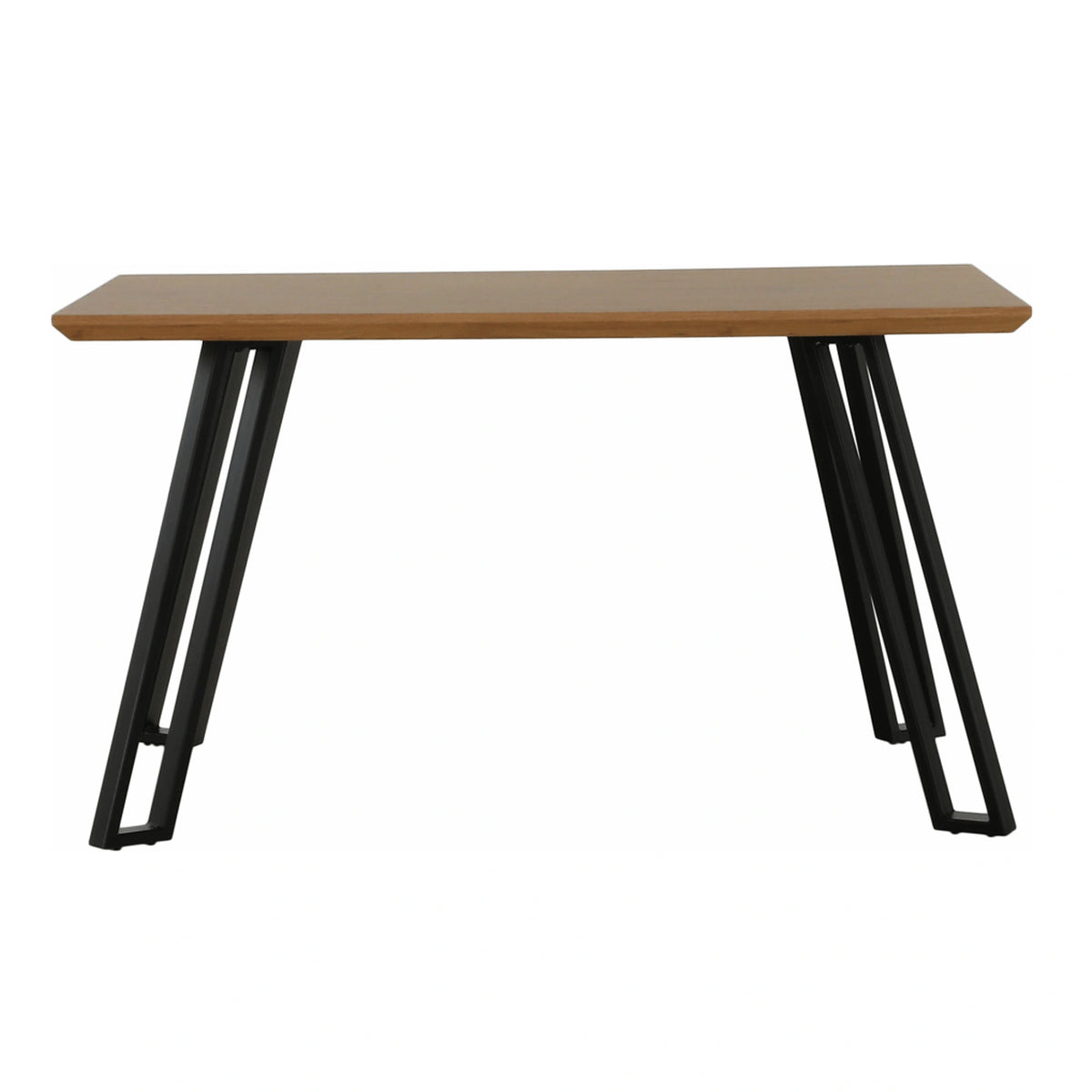 Masa PEDAL, stejar/negru, 140x80x76 cm