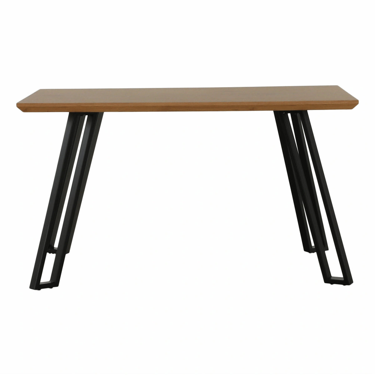 Masa PEDAL, stejar/negru, 140x80x76 cm