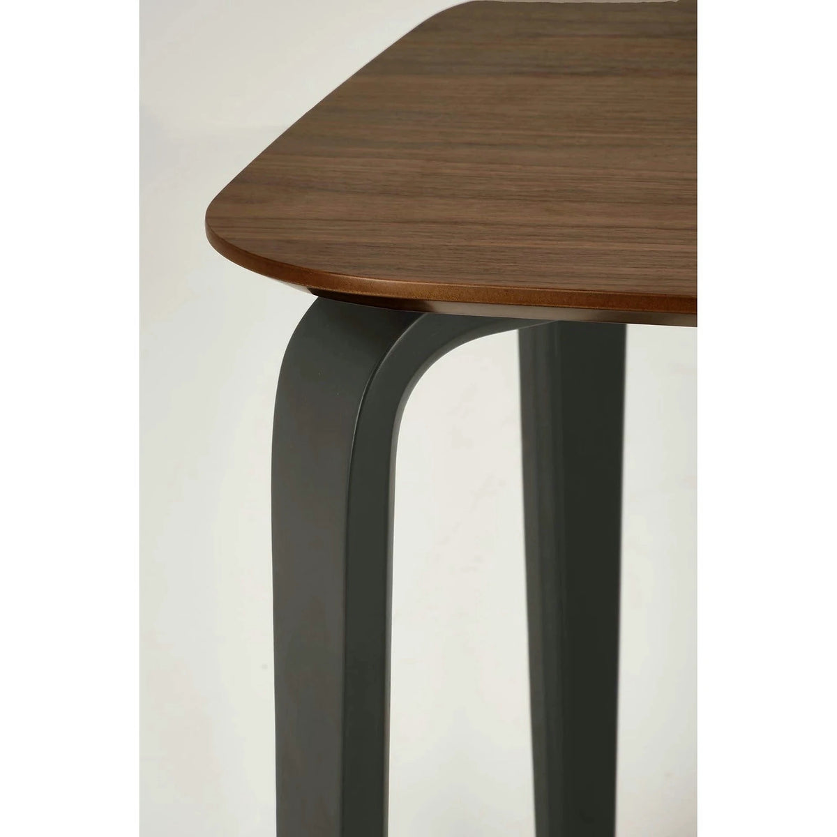 Masa PEDRO, nuc/negru, furnir/lemn, 160x90x75 cm