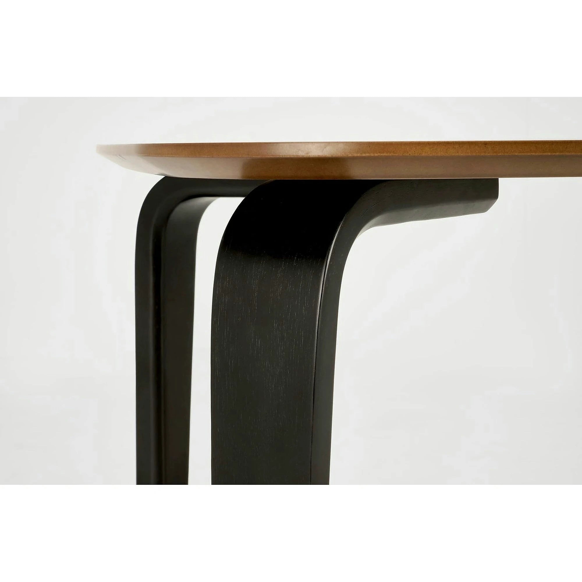 Masa PEDRO, nuc/negru, furnir/lemn, 160x90x75 cm