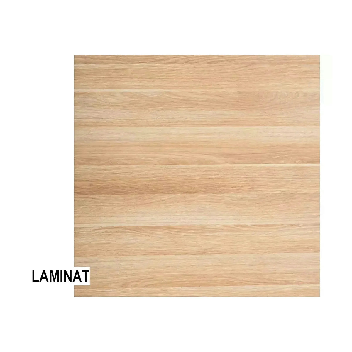 Masa PURO, stejar/negru, PAL laminat/metal, 70x70x76 cm