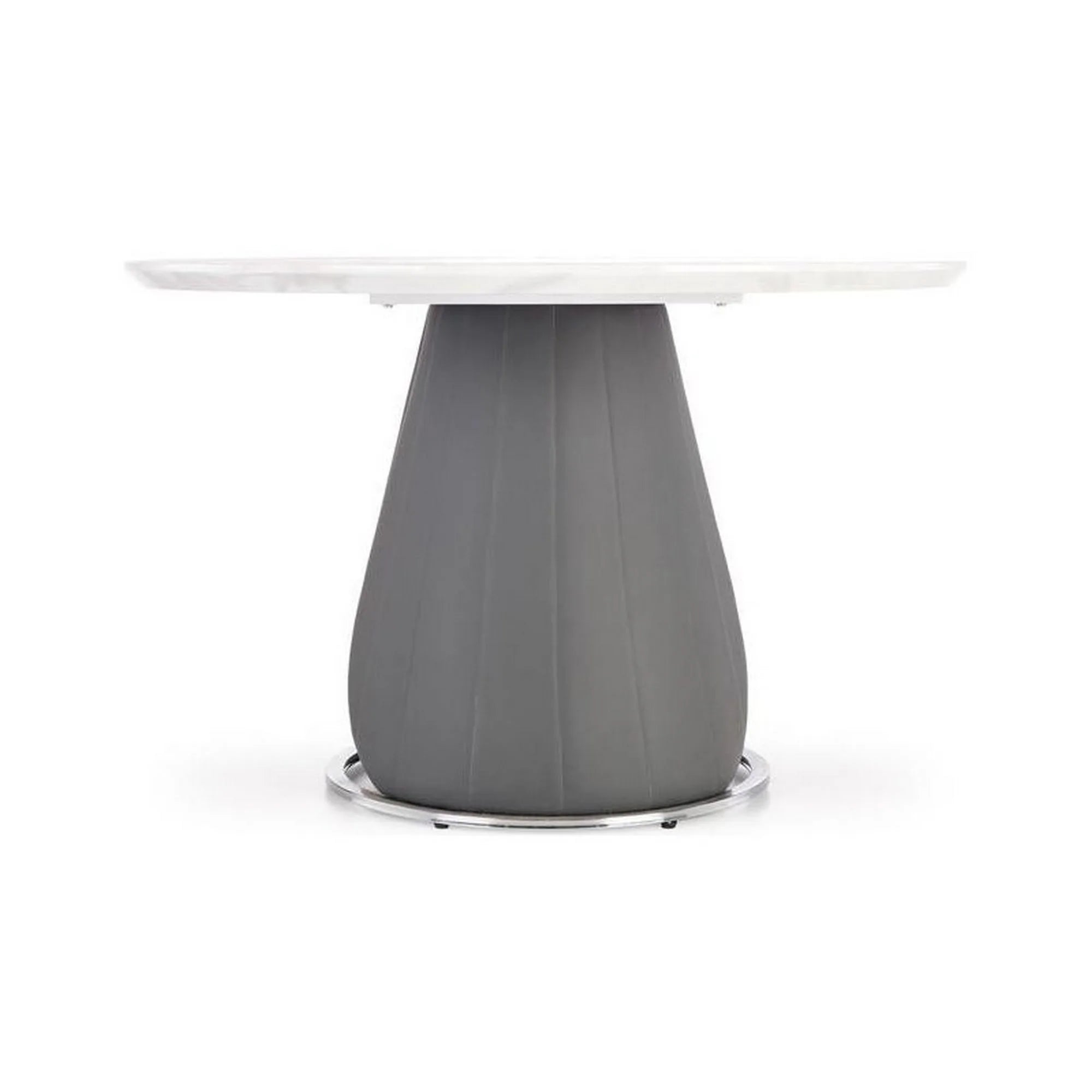 Masa REMINGO, alb/gri, 120x77 cm