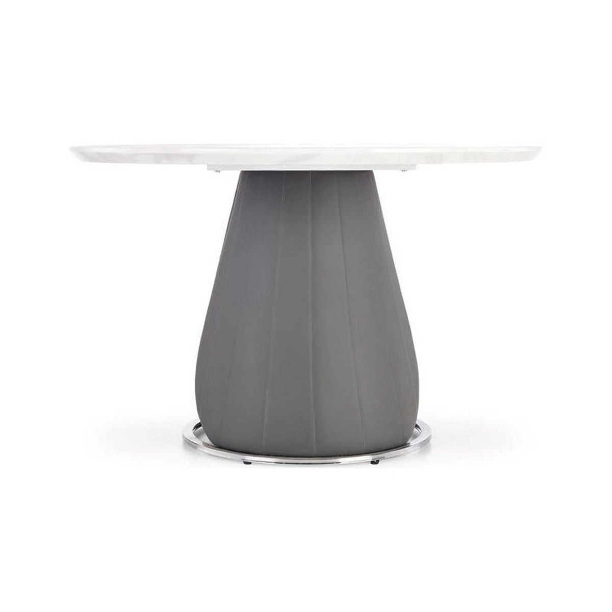 Masa REMINGO, alb/gri, 120x77 cm