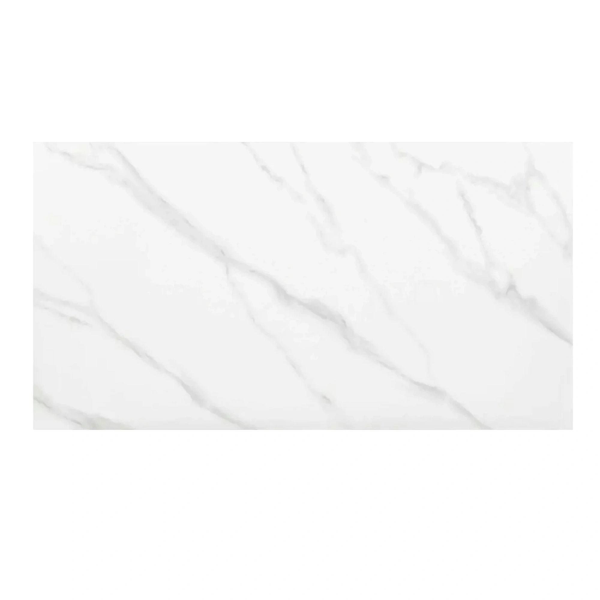 Masa RION, alb cu efect de marmura/negru mat, ceramica/metal, 130x70x76 cm