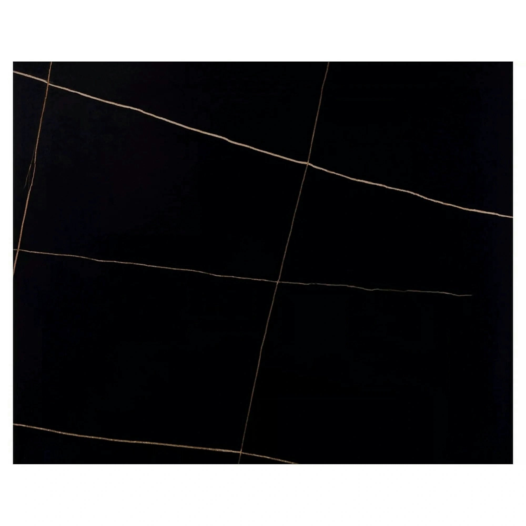 Masa RION, negru cu efect de marmura, ceramica/metal, 130x70x76 cm