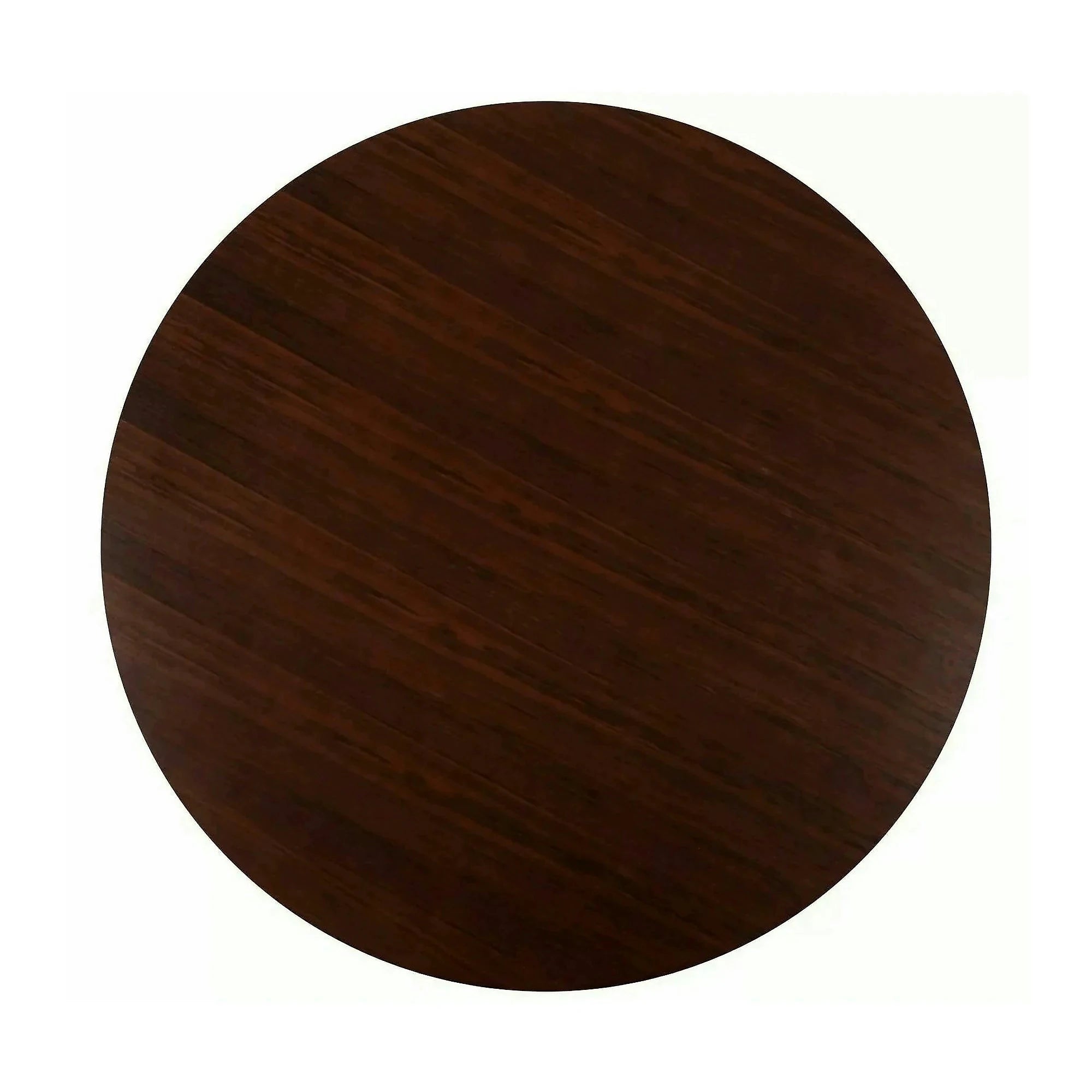 Masă RONDO, nuc, furnir/MDF, Ø120x76 cm
