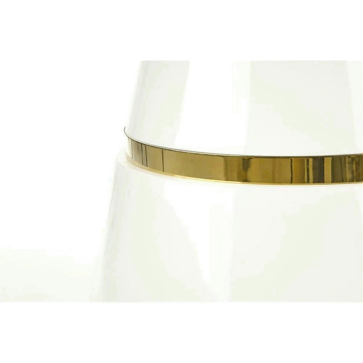 Masa rotunda 120 VEGAS, alb/auriu, MDF/metal