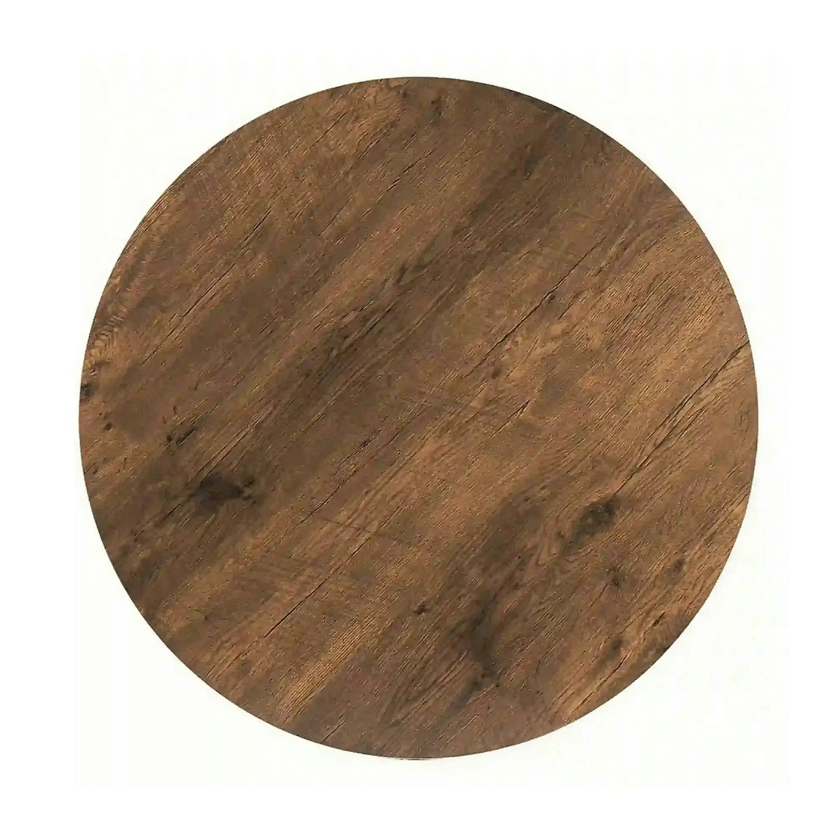 Masa rotunda lemn bucatarie AMADEO II, nuc/negru mat, 90x76 cm