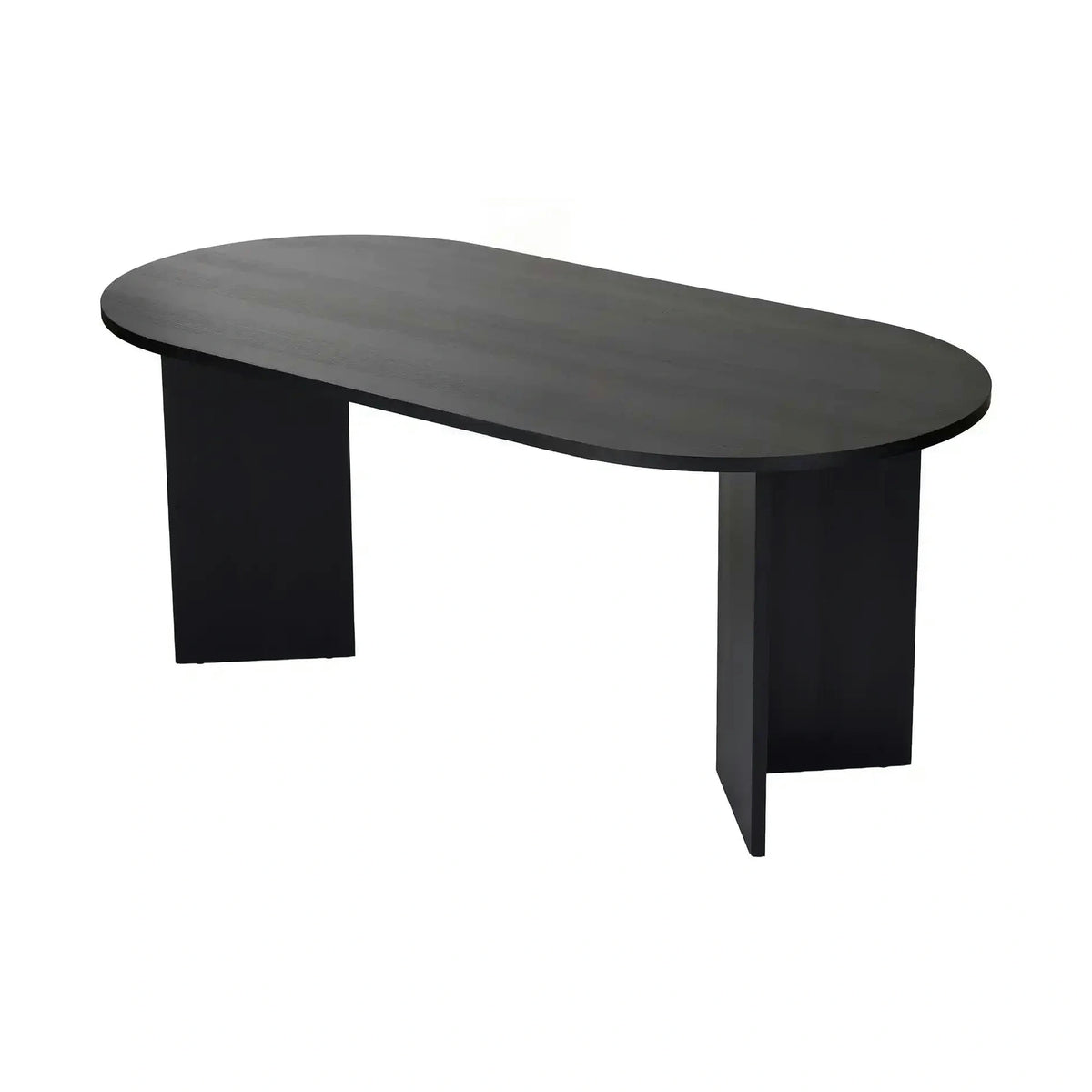 Masa SABLIN, negru, PAL laminat, 180x90x75 cm