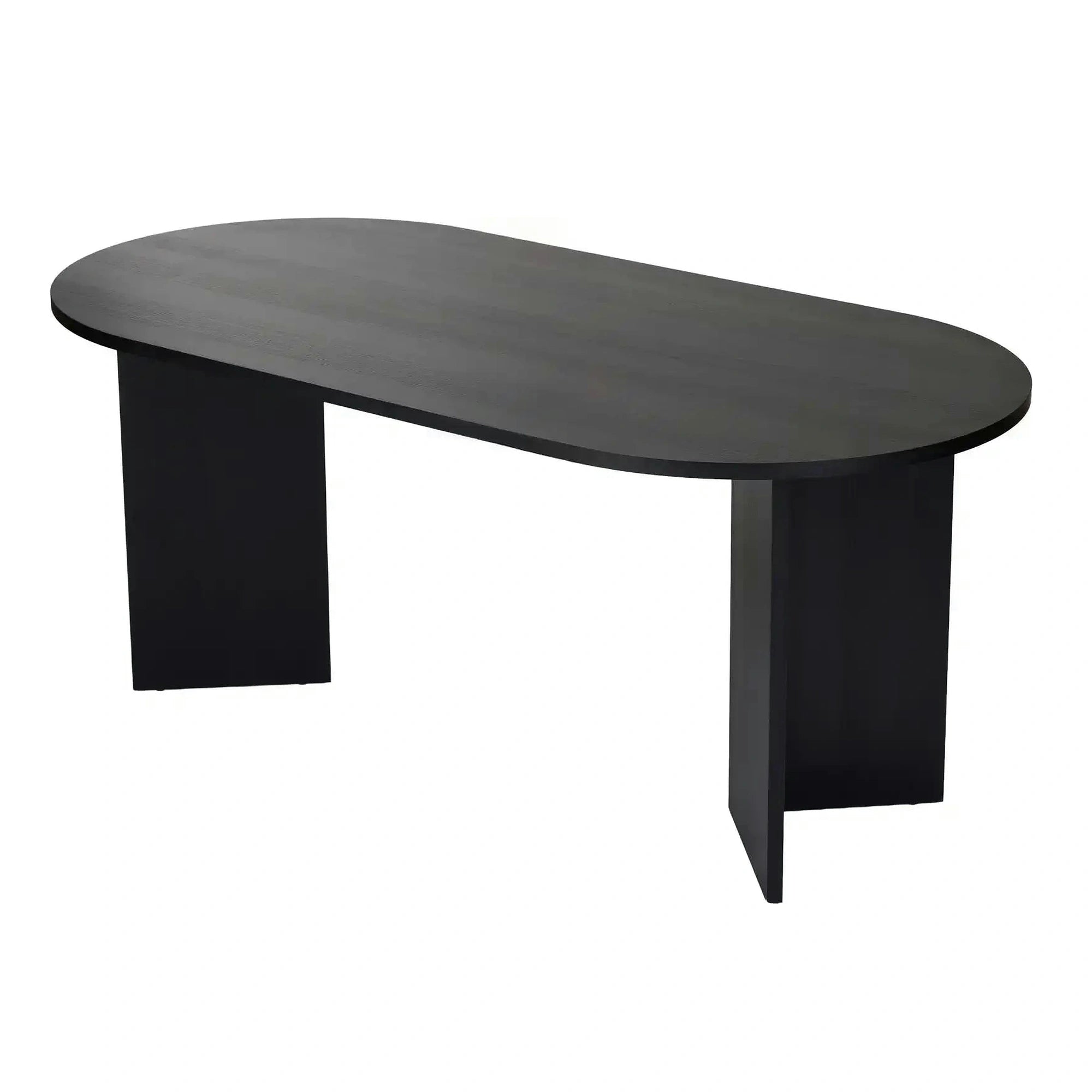 Masa SABLIN, negru, PAL laminat, 180x90x75 cm