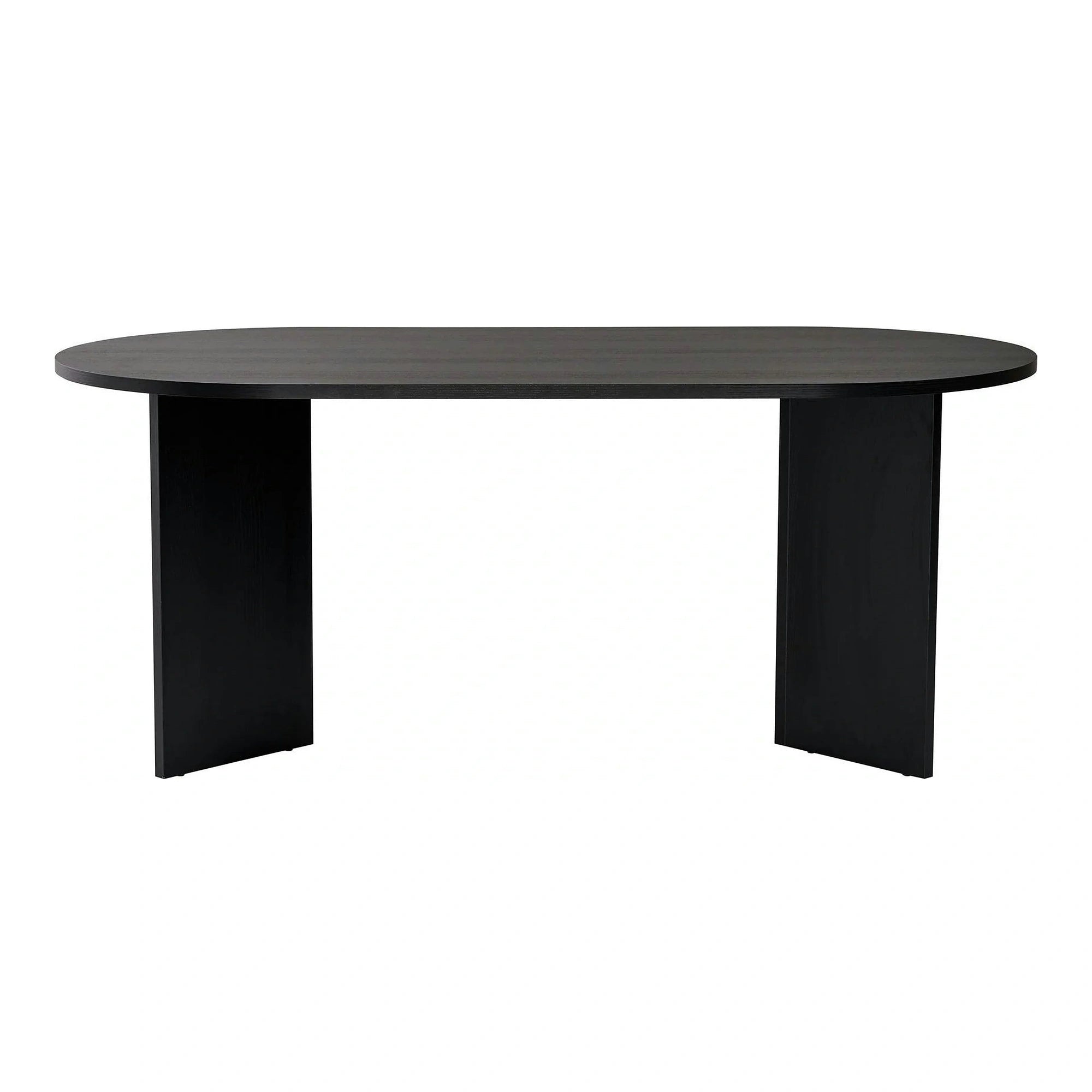 Masa SABLIN, negru, PAL laminat, 180x90x75 cm