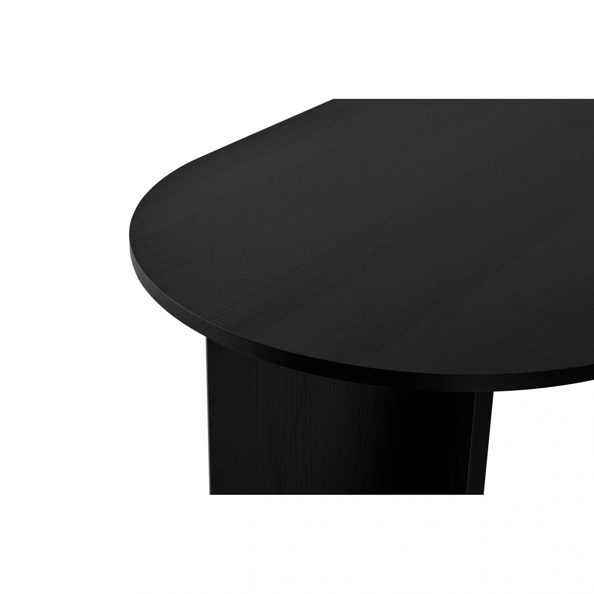 Masa SABLIN, negru, PAL laminat, 180x90x75 cm