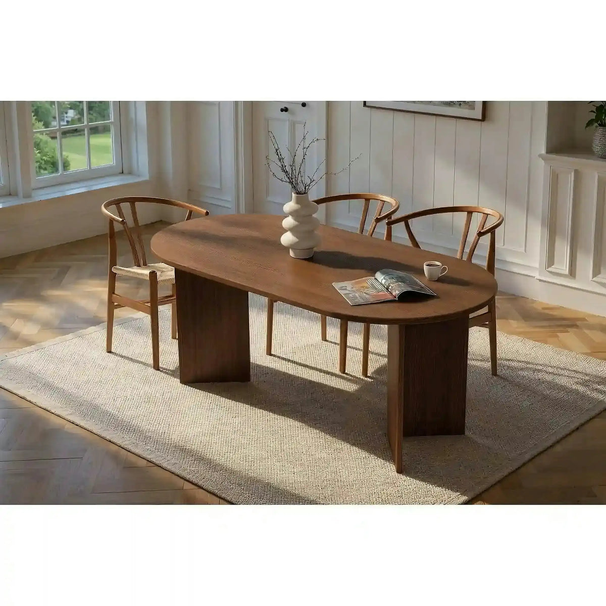 Masa SABLIN, nuc, PAL laminat, 180x90x75 cm