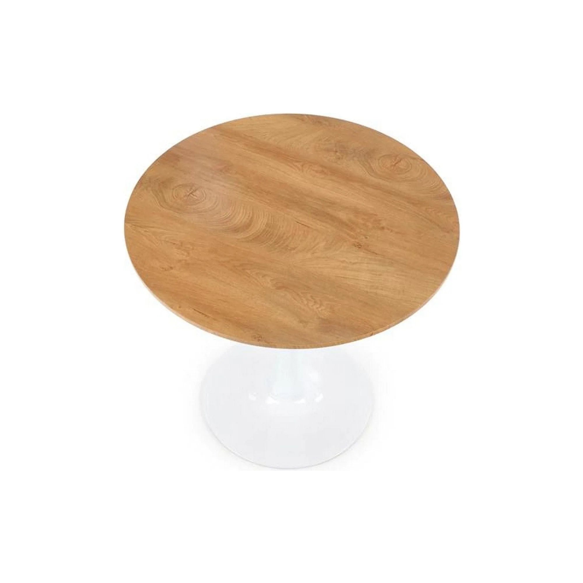 Masa STING, stejar/alb, 80x73 cm