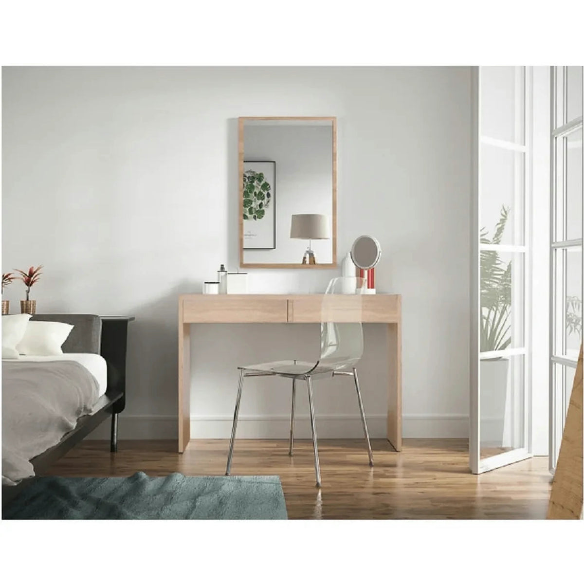 Masa toaleta VIOLET, stejar sonoma, DTD laminat, 115x40x78 cm