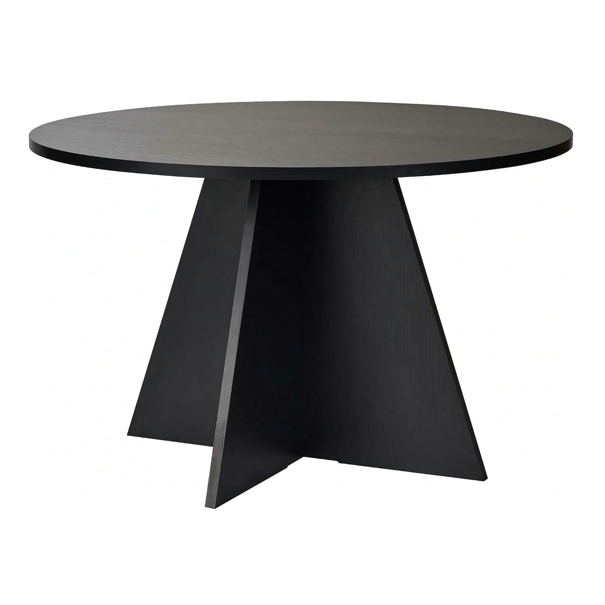 Masa VIRELLA, negru, PAL, 120x120x75 cm