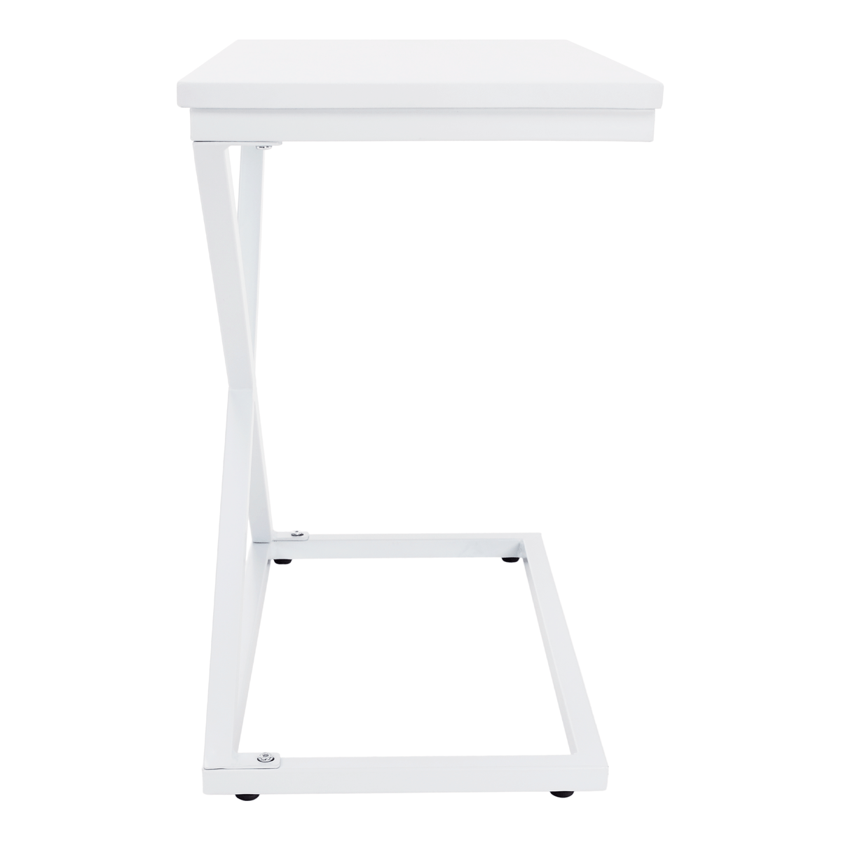 Masuta APIA, alb, metal, 50x30x50 cm