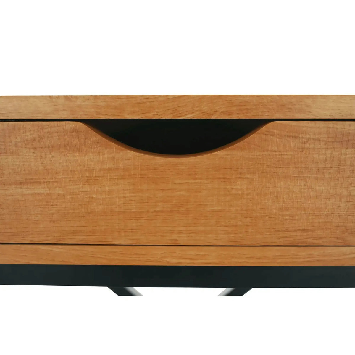 Masuta auxiliara VIRED, stejar/negru, 50x30x60 cm