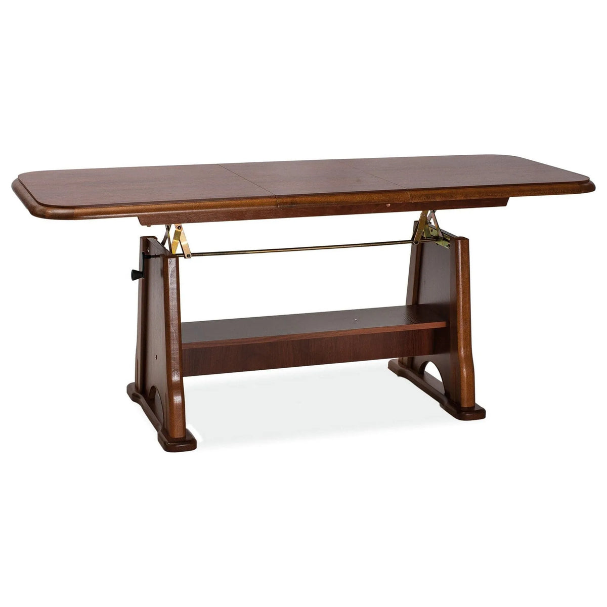 Masuta BEATA, nuc, PAL/lemn, 130/170x67x60/77 cm