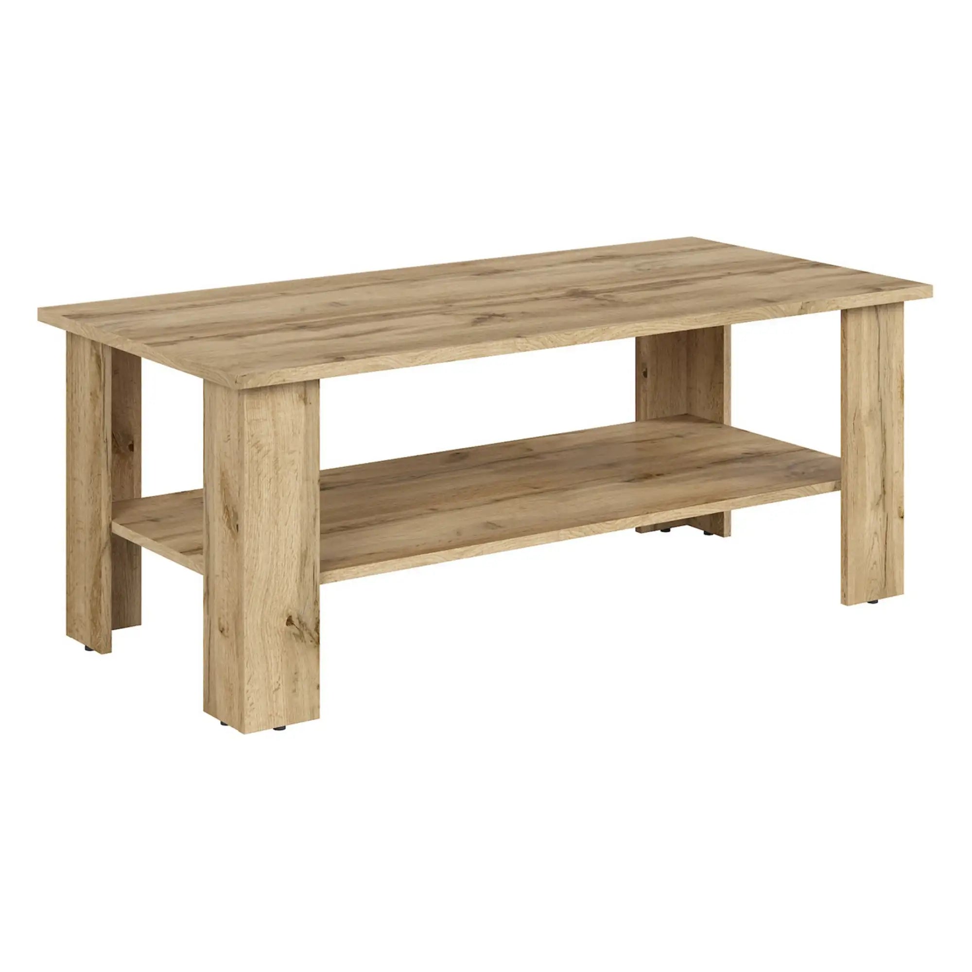 Masuta cafea ACADIA, stejar, PAL, 115x56x46 cm