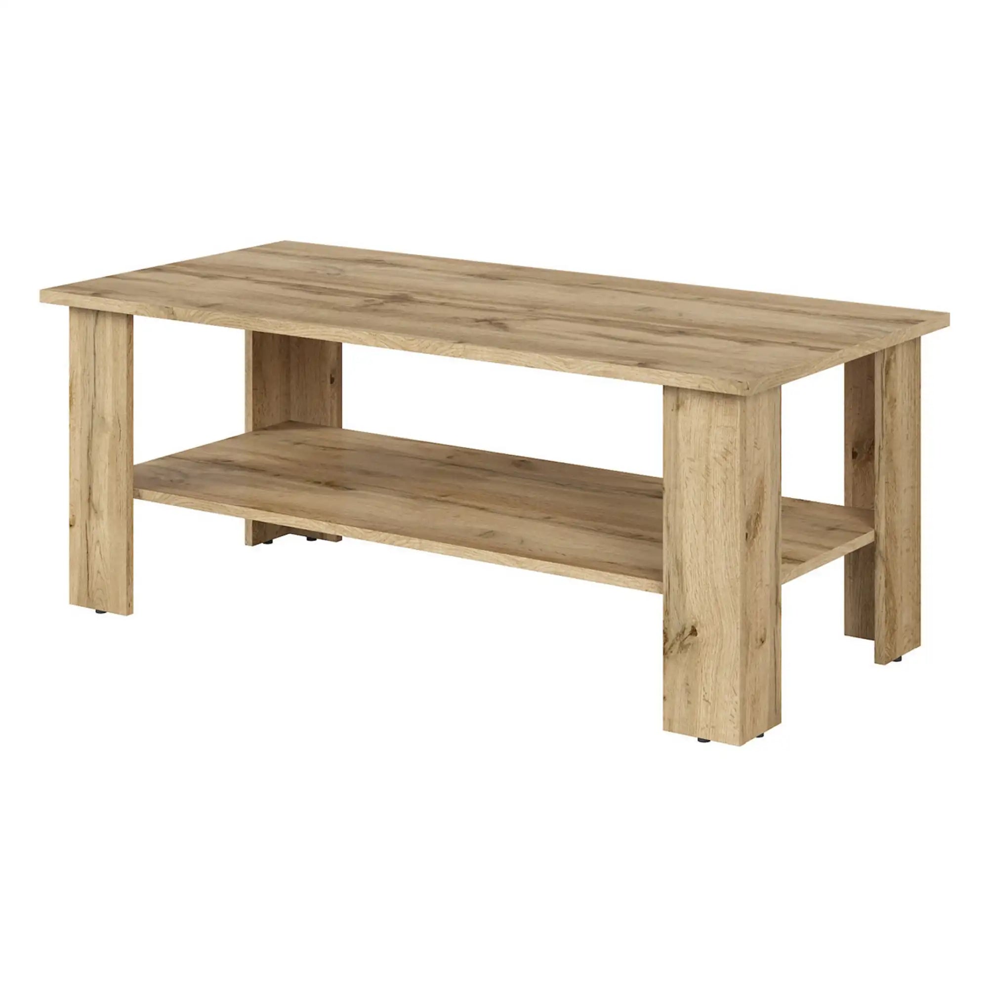 Masuta cafea ACADIA, stejar, PAL, 115x56x46 cm