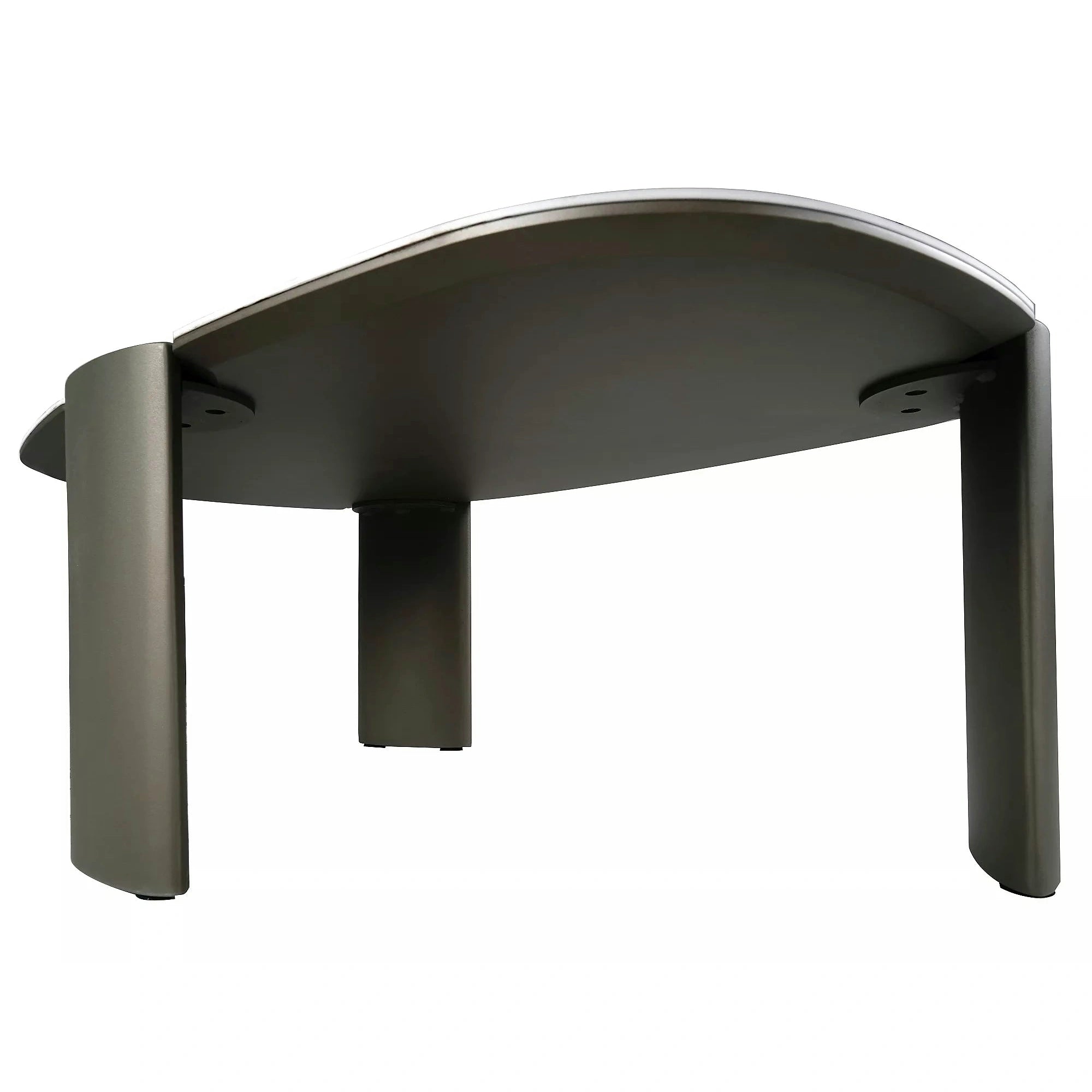 Măsuță cafea ADORO B, alb lucios/cupru, ceramică/metal/MDF, 105x65x38 cm